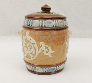 Late Victorian Royal Doulton Tobacco Jar