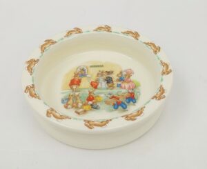Royal Doulton Bunnykins ‘Tickets’ Porridge Bowl