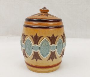 Late Victorian Doulton Lambeth Tobacco Jar #2