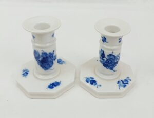 Pair of Royal Copenhagen Porcelain Candlesticks c1934