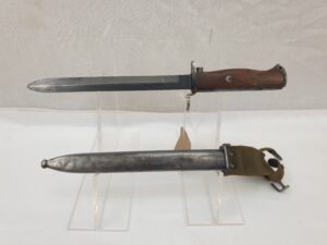 Krag Jorgensen M/1894 bayonet Modified to M1956 for the M1 Carbine