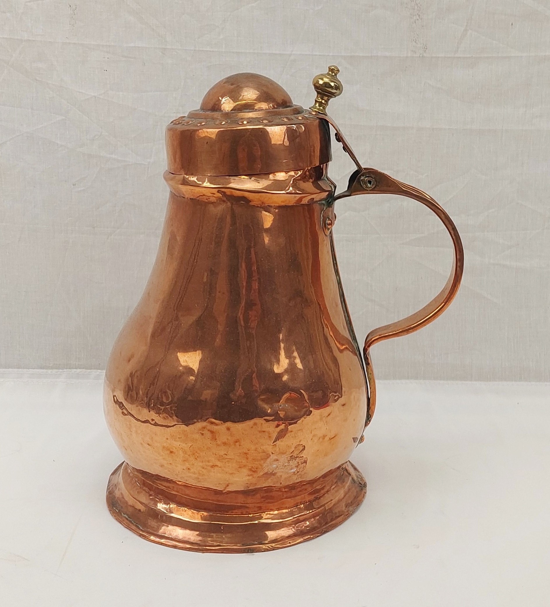 Large Arts And Crafts Copper Jug - Image 2