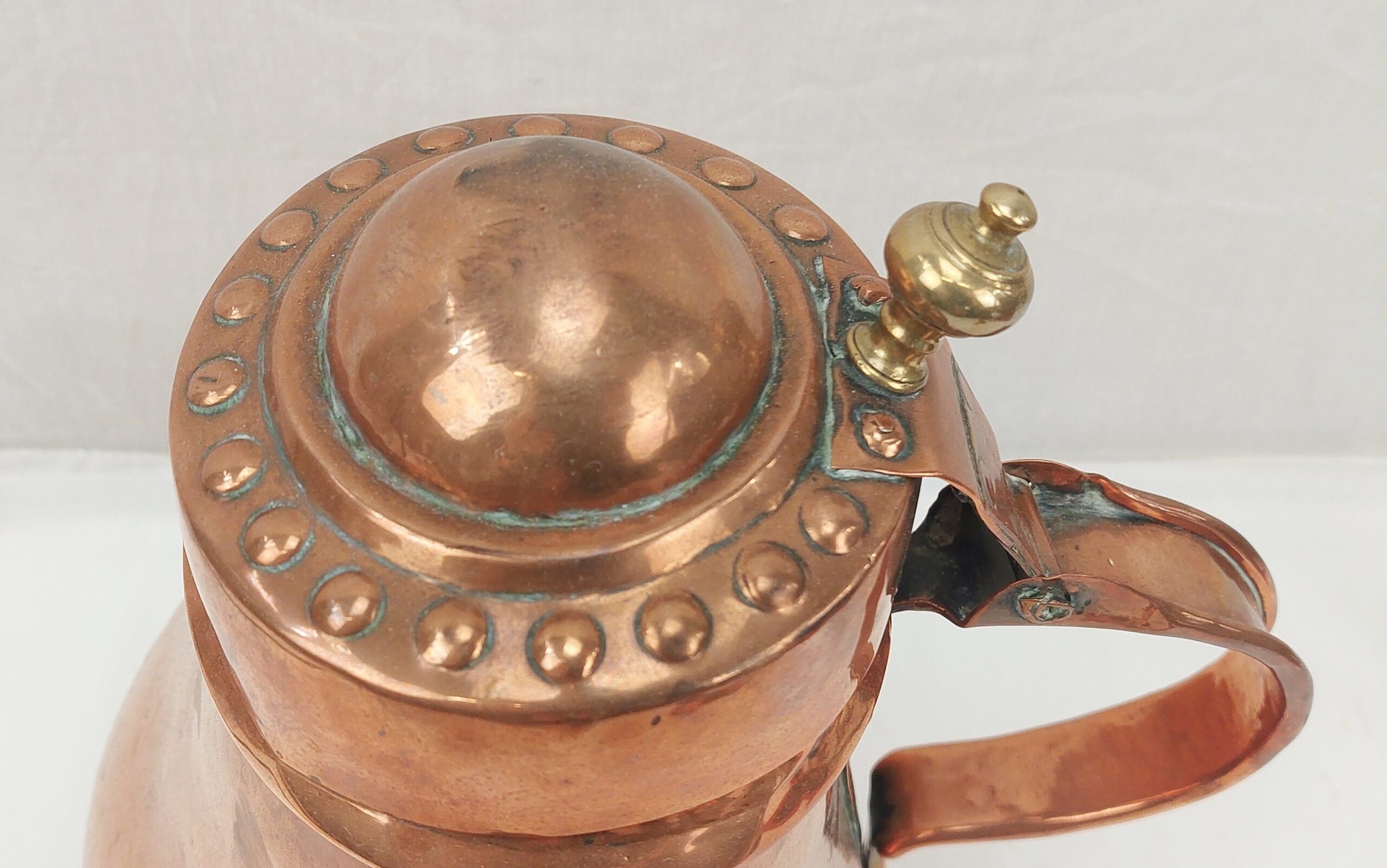 Large Arts And Crafts Copper Jug - Image 11