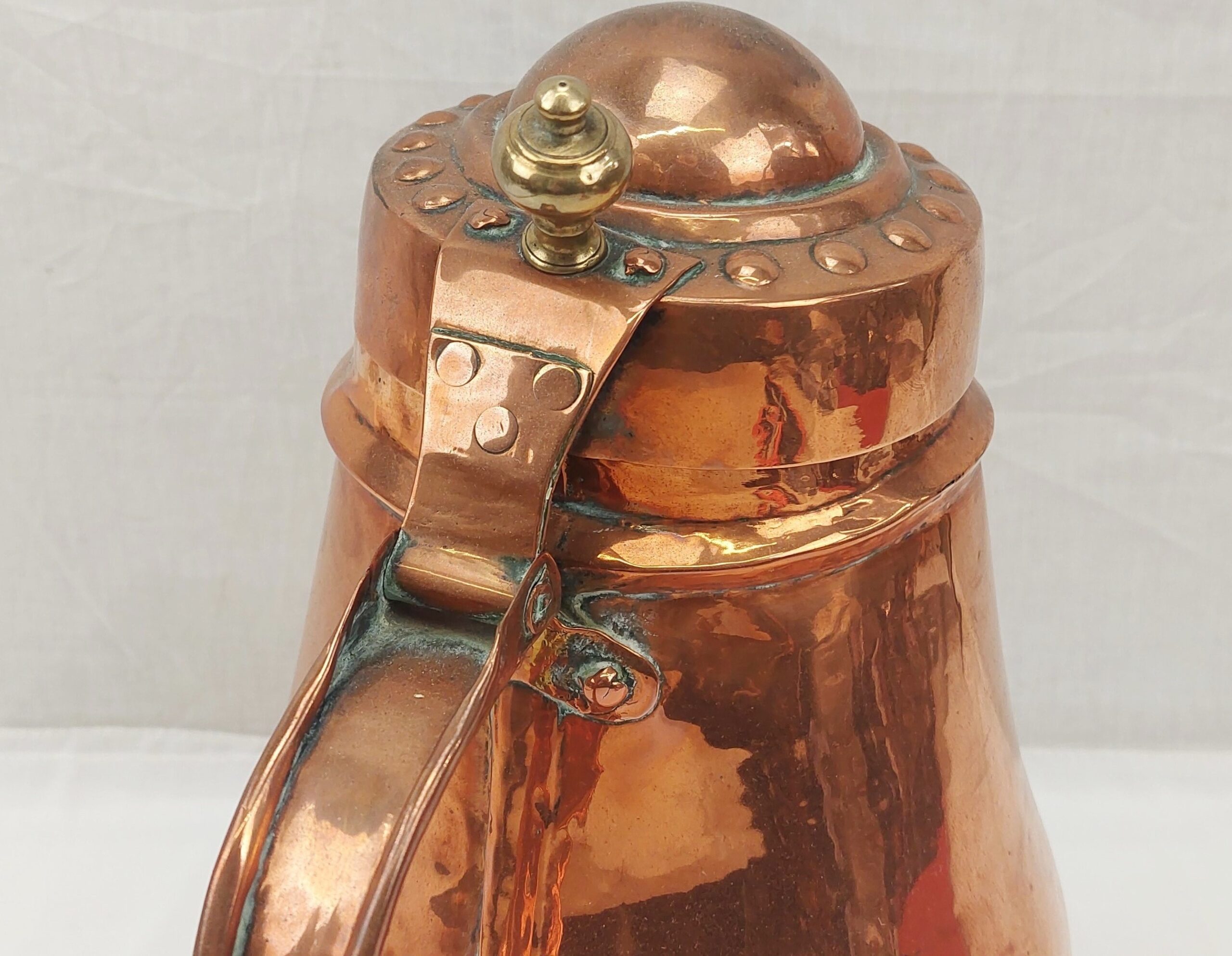Large Arts And Crafts Copper Jug - Image 9