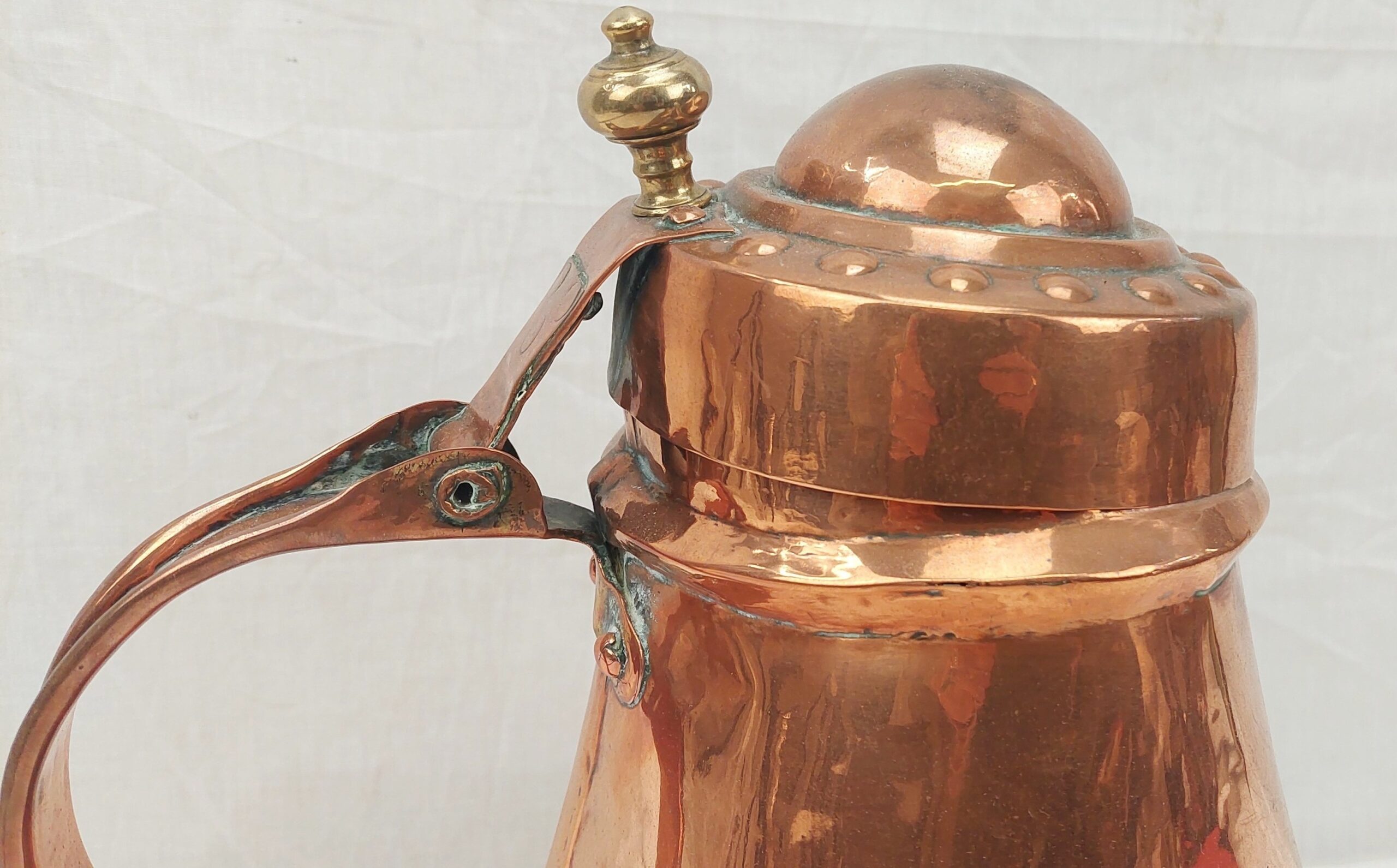 Large Arts And Crafts Copper Jug - Image 8