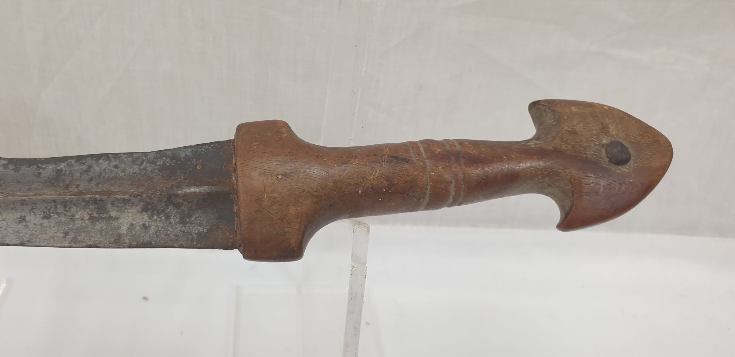 Middle Eastern probably Moroccan Jambiya with Brass Scabbard - Image 4