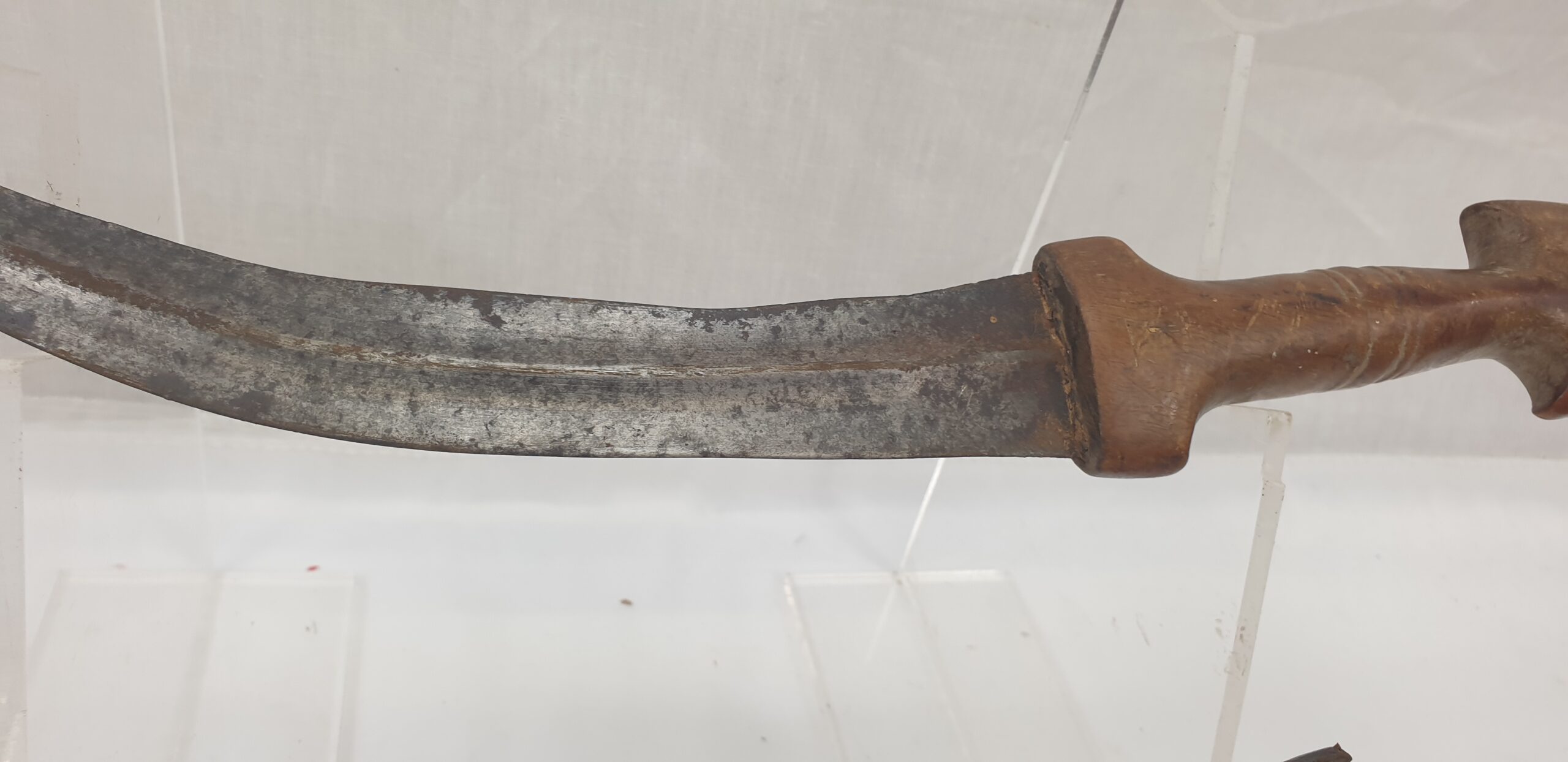 Middle Eastern probably Moroccan Jambiya with Brass Scabbard - Image 5