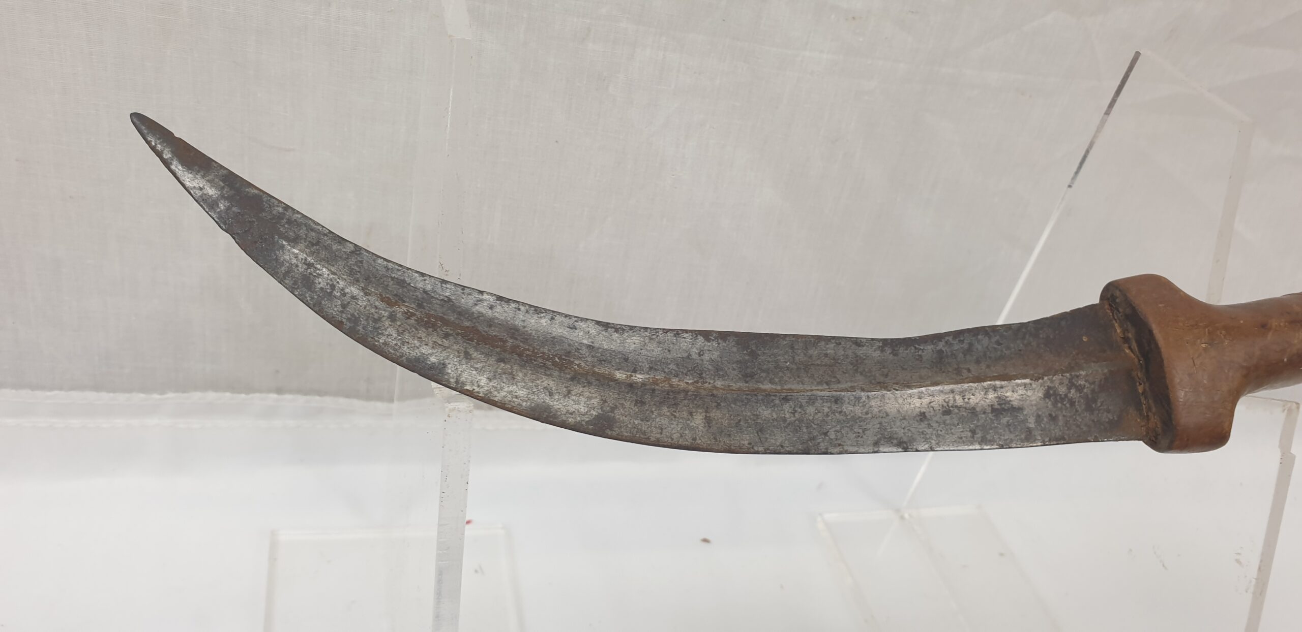 Middle Eastern probably Moroccan Jambiya with Brass Scabbard - Image 6