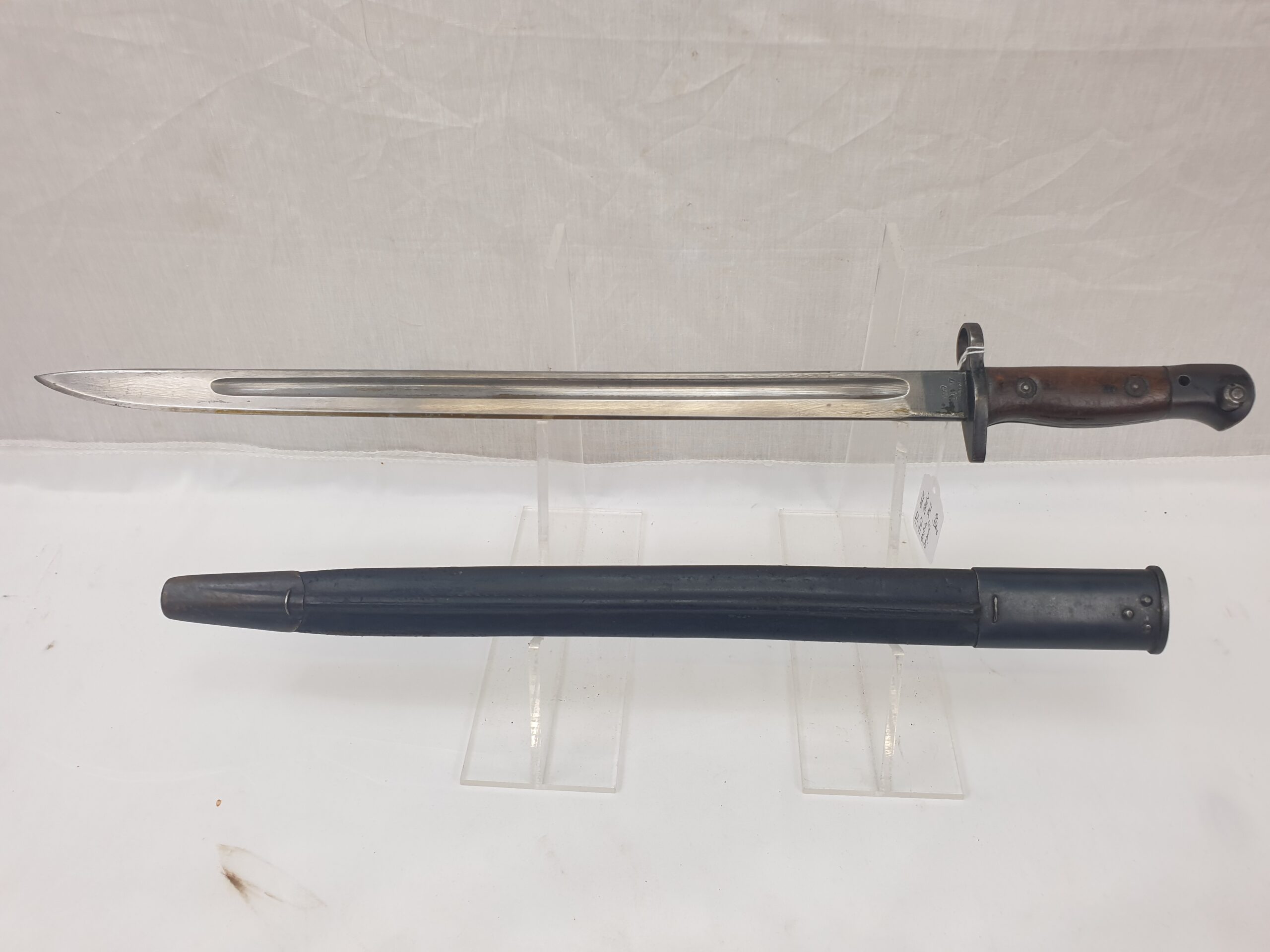 November 1917 Dated 1907 Pattern Bayonet & Scabbard by Sanderson - Image 3