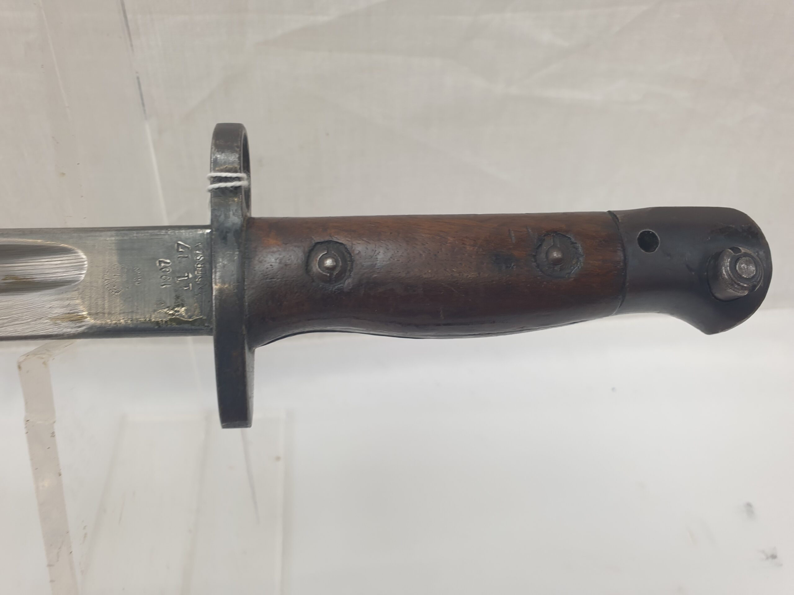 November 1917 Dated 1907 Pattern Bayonet & Scabbard by Sanderson - Image 4