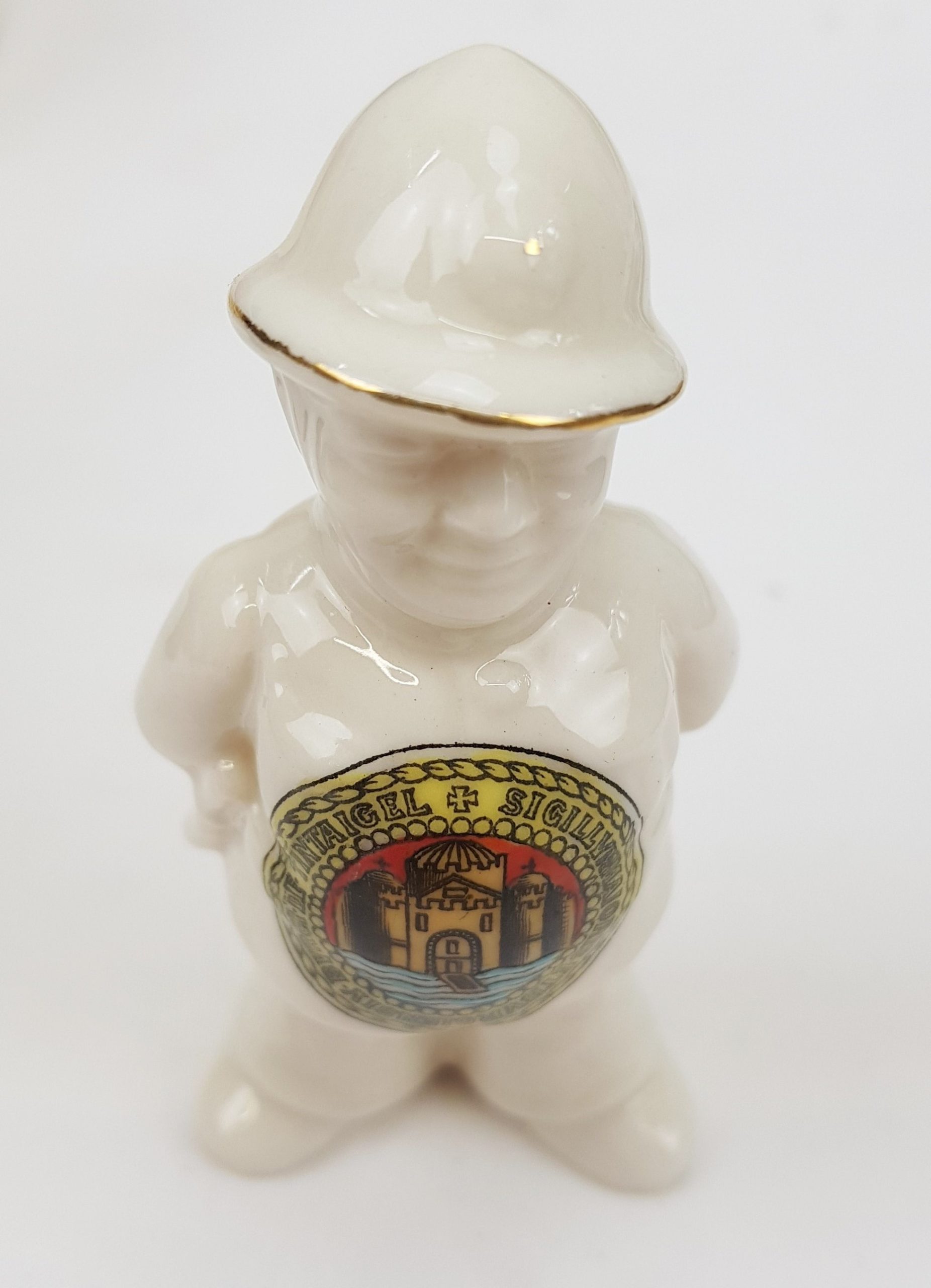 One And All Tintagel Crested Ware China Policeman