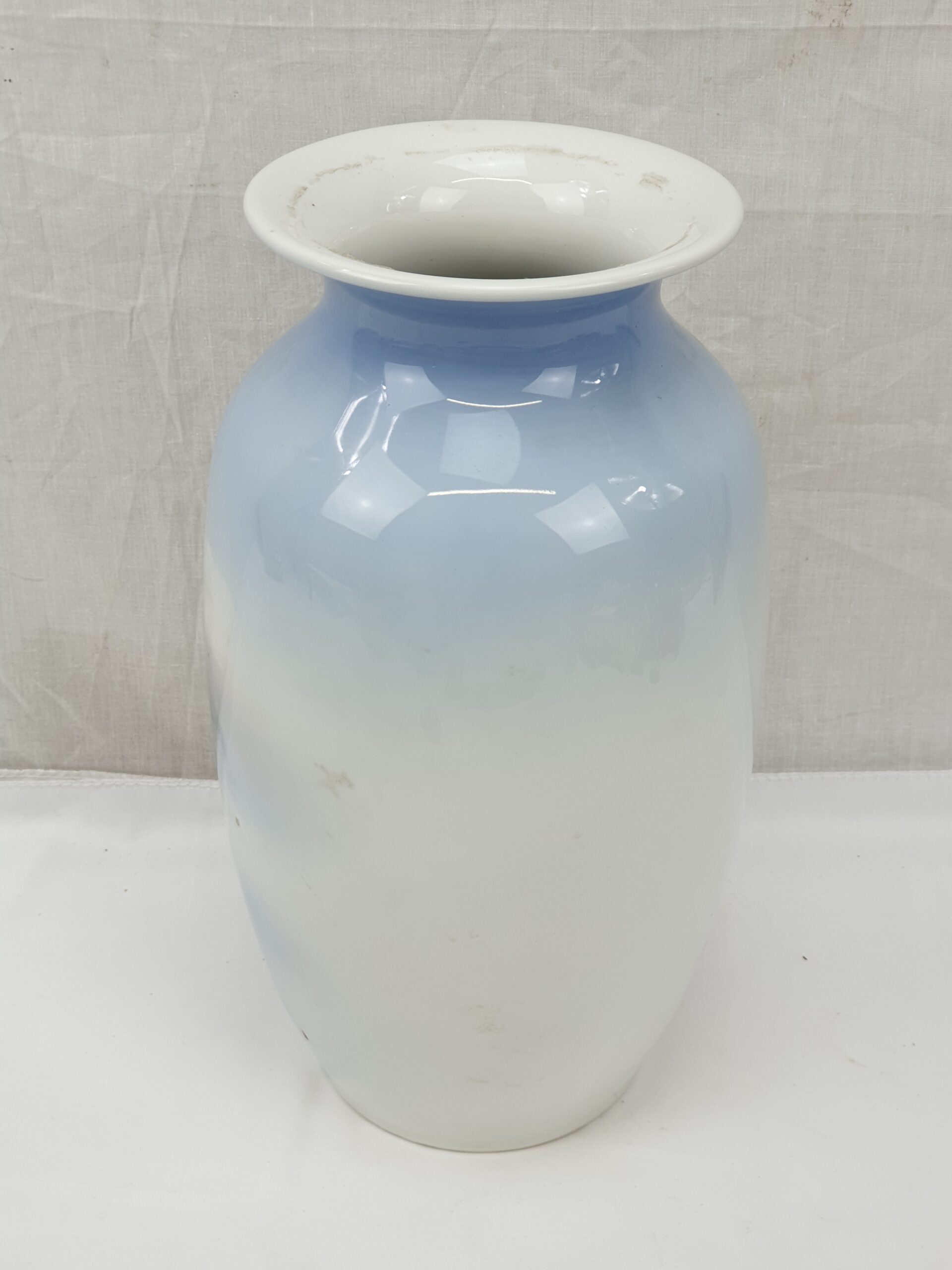Royal Copenhagen Ceramic Vase Of A Church Scene - Image 4
