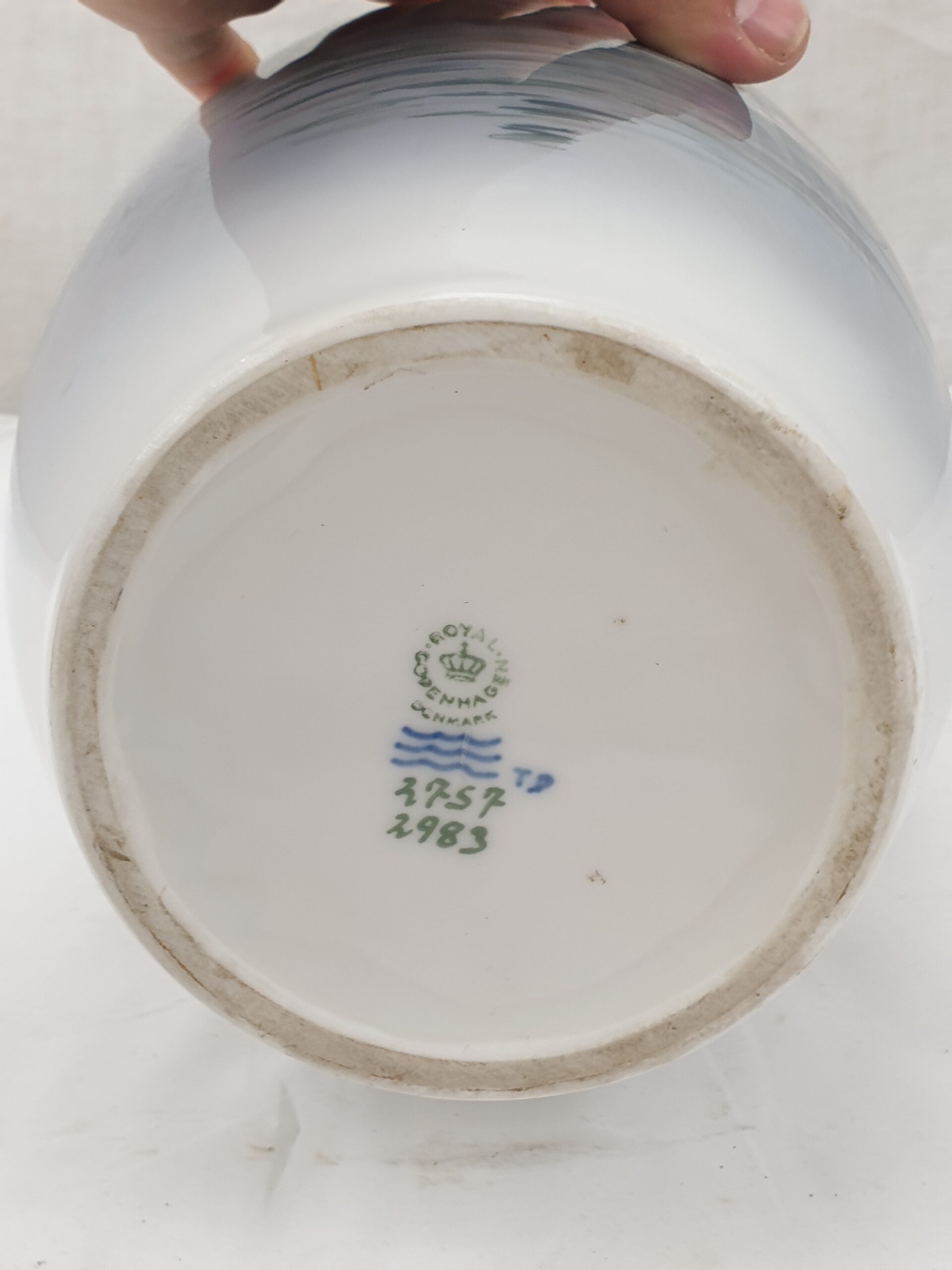 Royal Copenhagen Ceramic Vase Of A Church Scene - Image 7