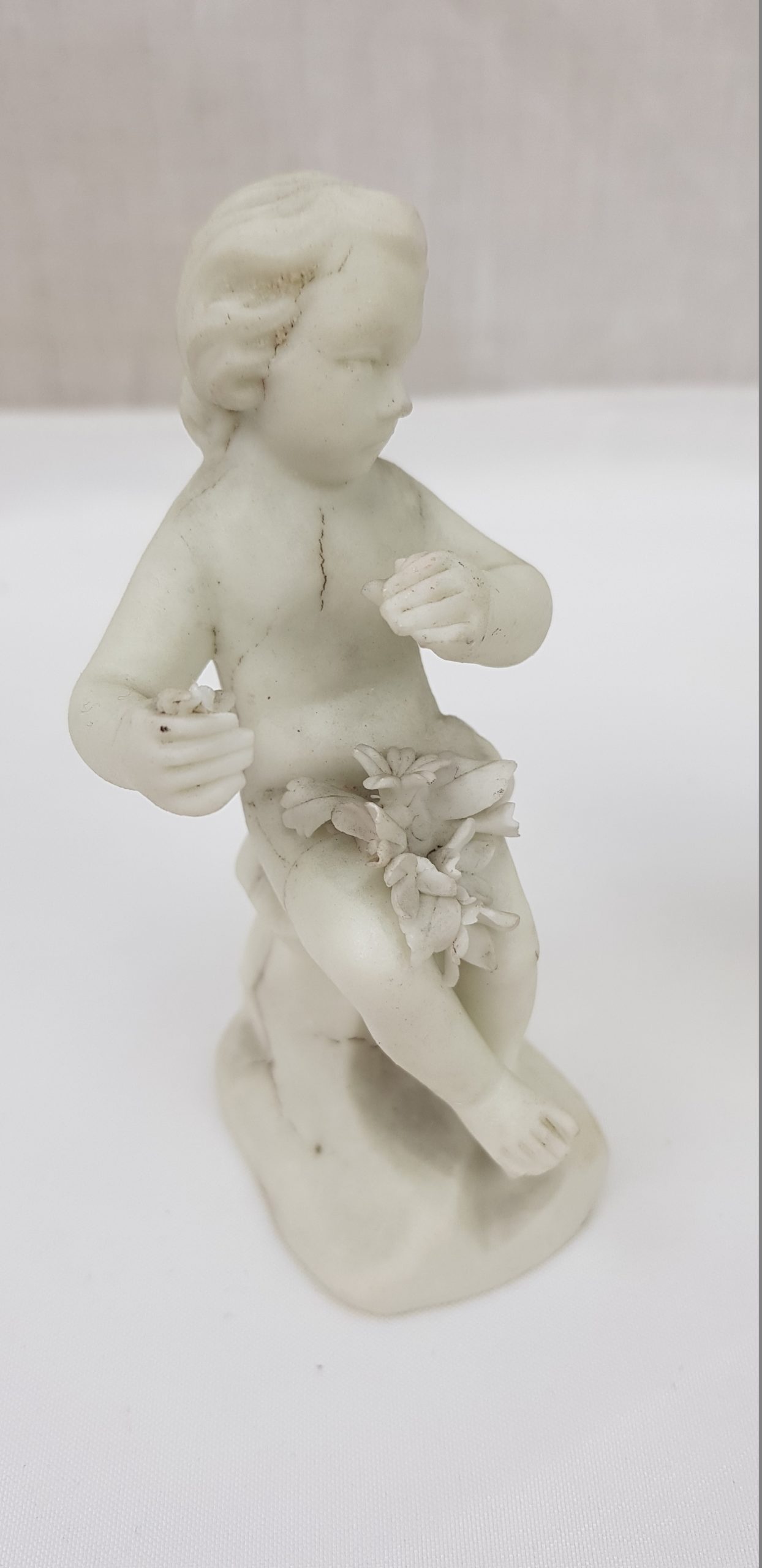 Trio Of 1840's Bisque Porcelain Continental Putties - Image 8