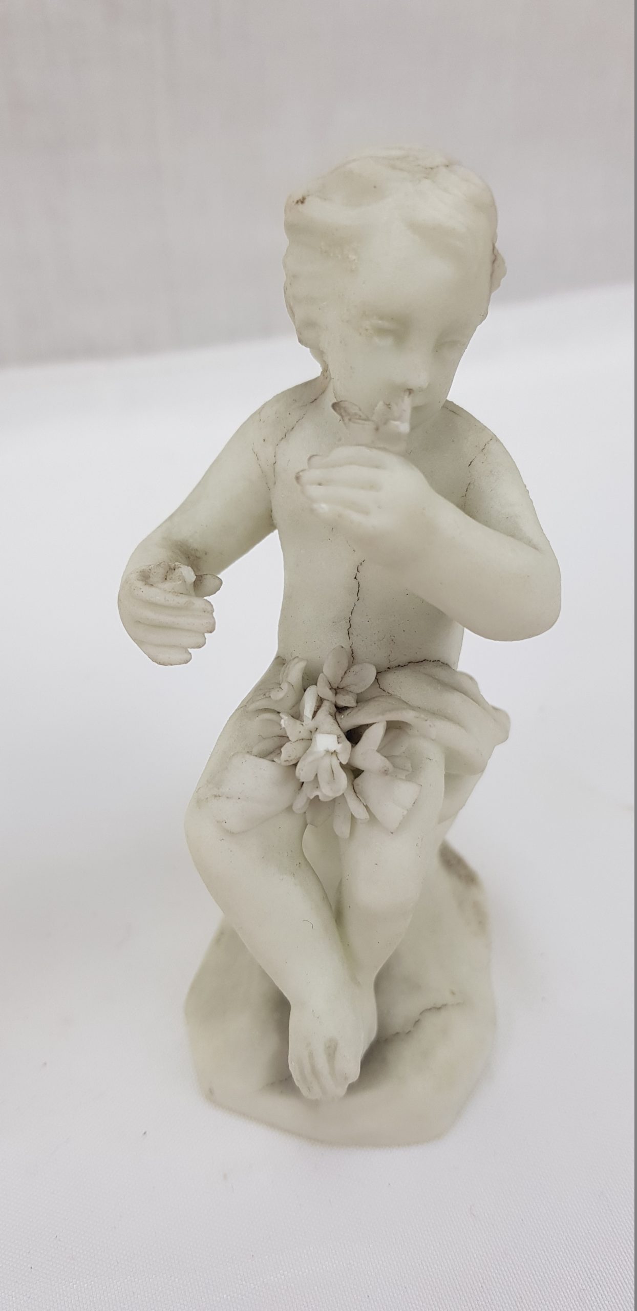 Trio Of 1840's Bisque Porcelain Continental Putties - Image 6
