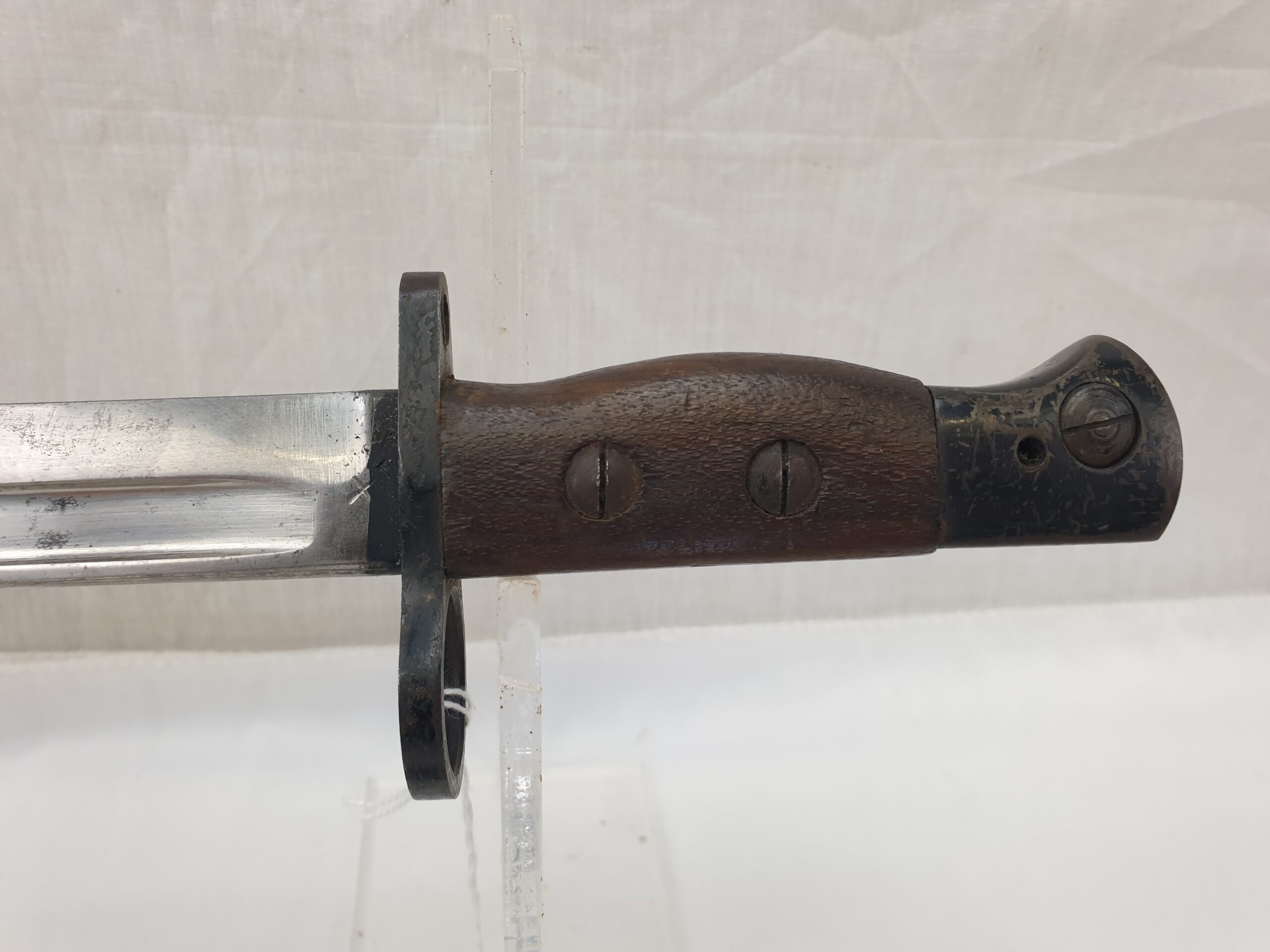 WW2 British No 5. Jungle Carbine Bayonet by WSC. and Scabbard - Image 2