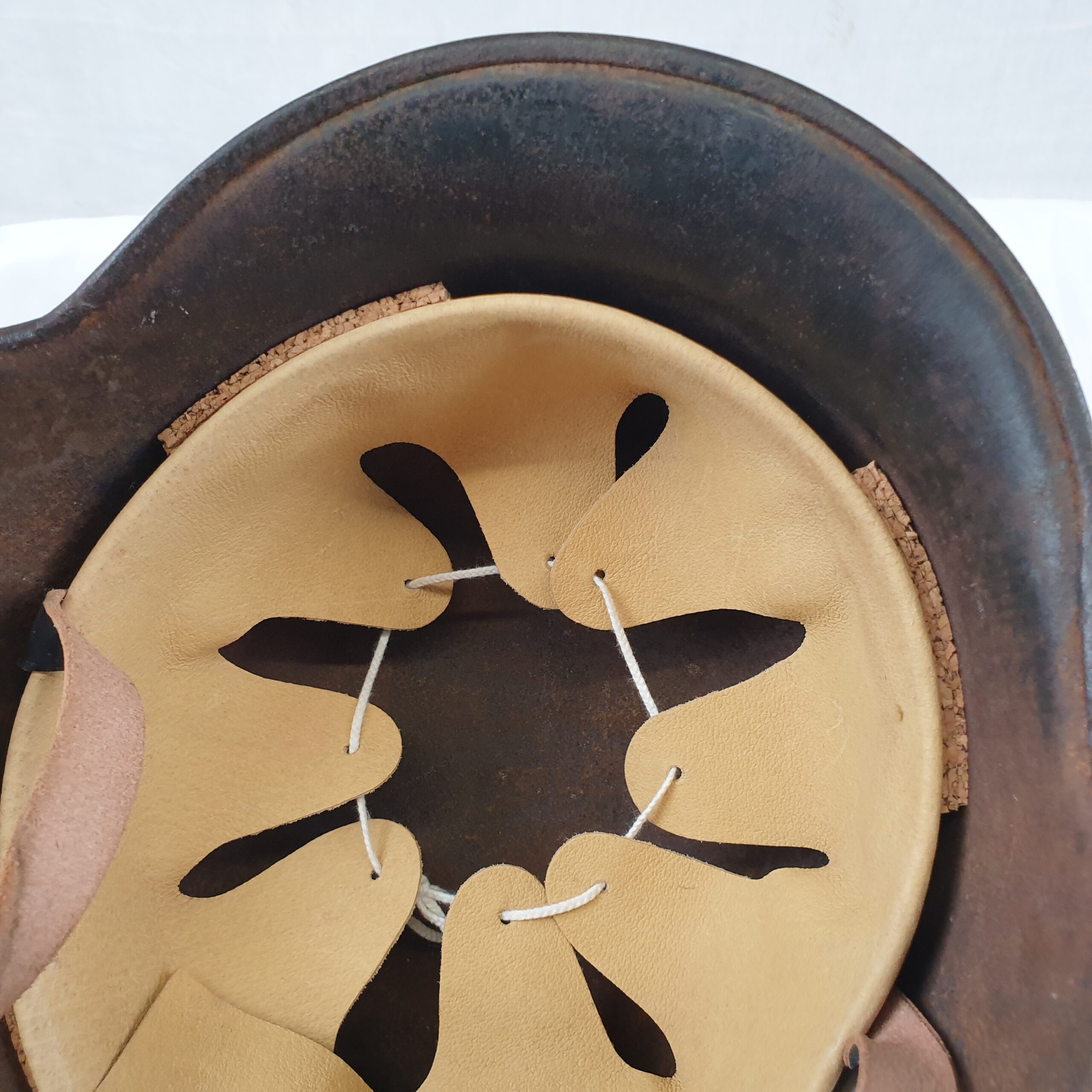 WW2 Era German M34 Helmet with replacement liner - Image 8
