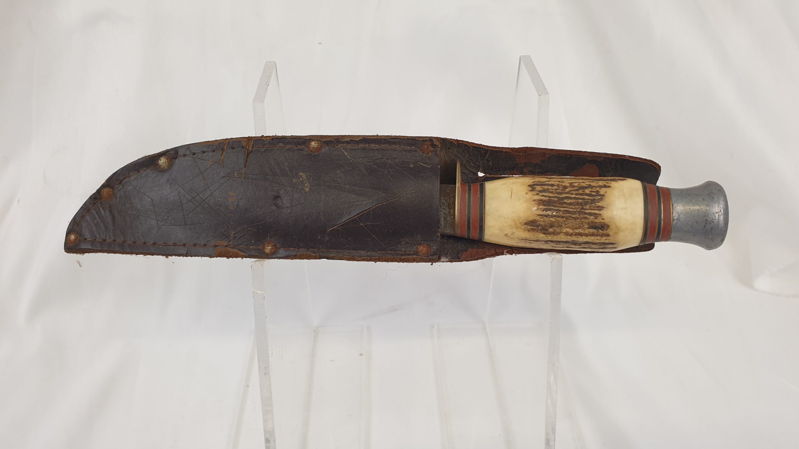 William Rodgers Style WW2 Era Boot Knife And Scabbard - Image 2