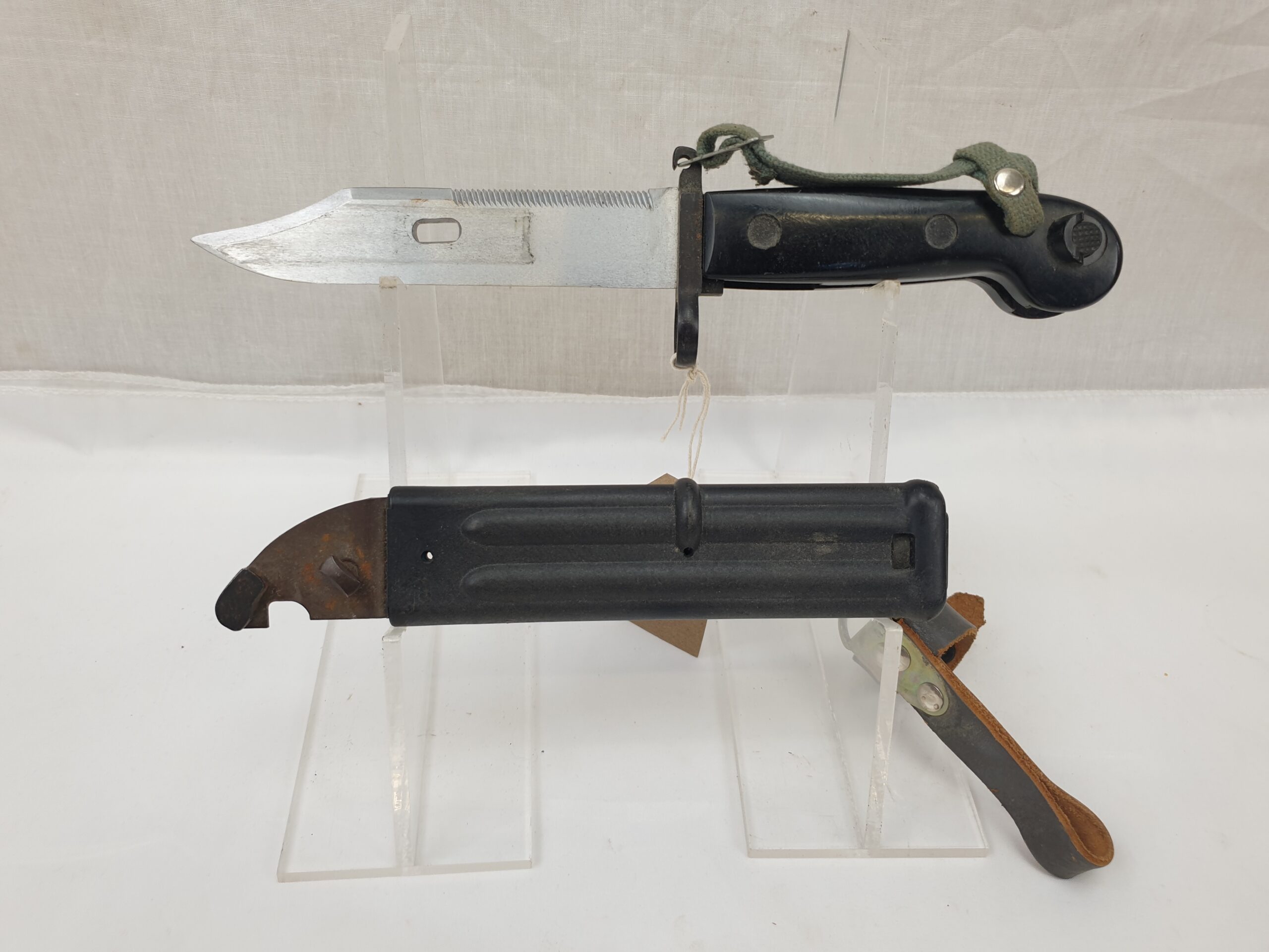 Yugoslavian AK47 Bayonet with Scabbard and Straps