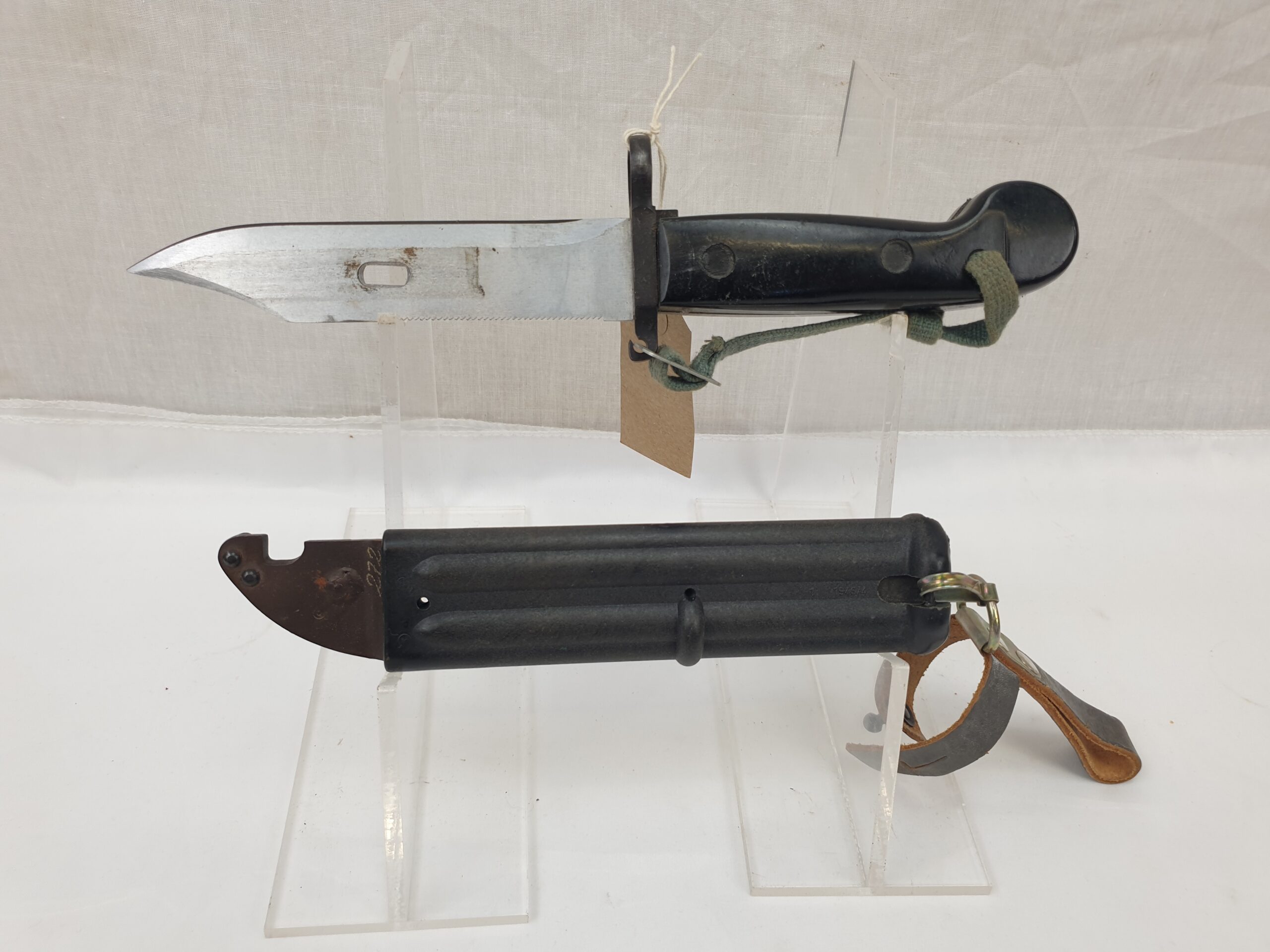 Yugoslavian AK47 Bayonet with Scabbard and Straps - Image 3