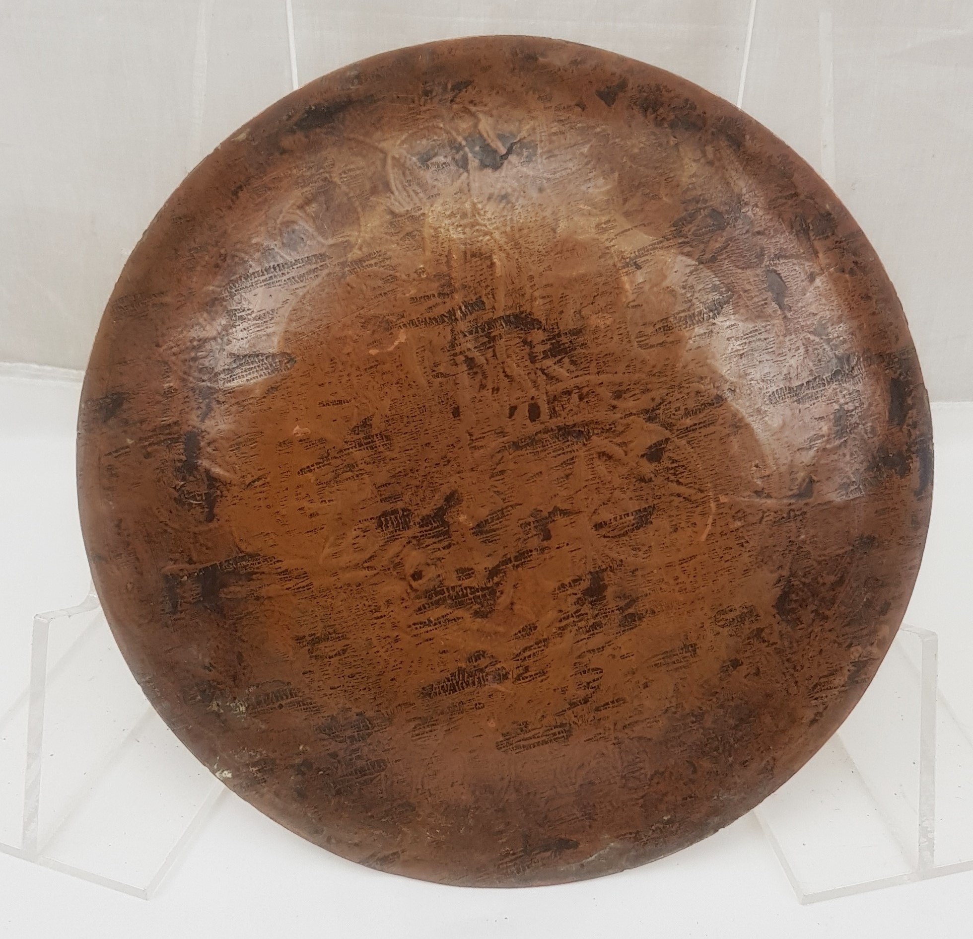 c1900 Silver Inlay On Copper Islamic Charger Dish - Image 3