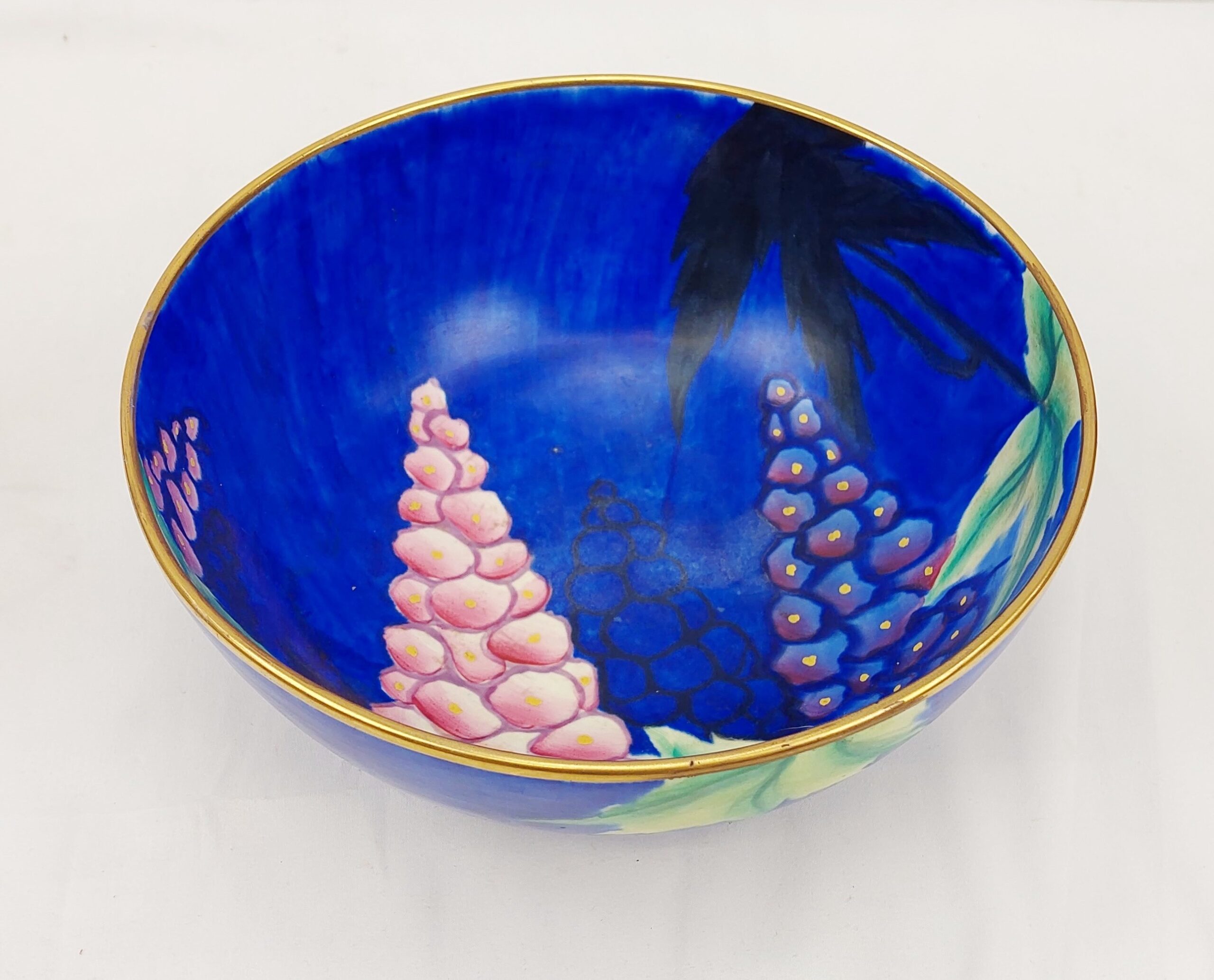 1928 Carlton Ware New Delphinium Pattern Bowl