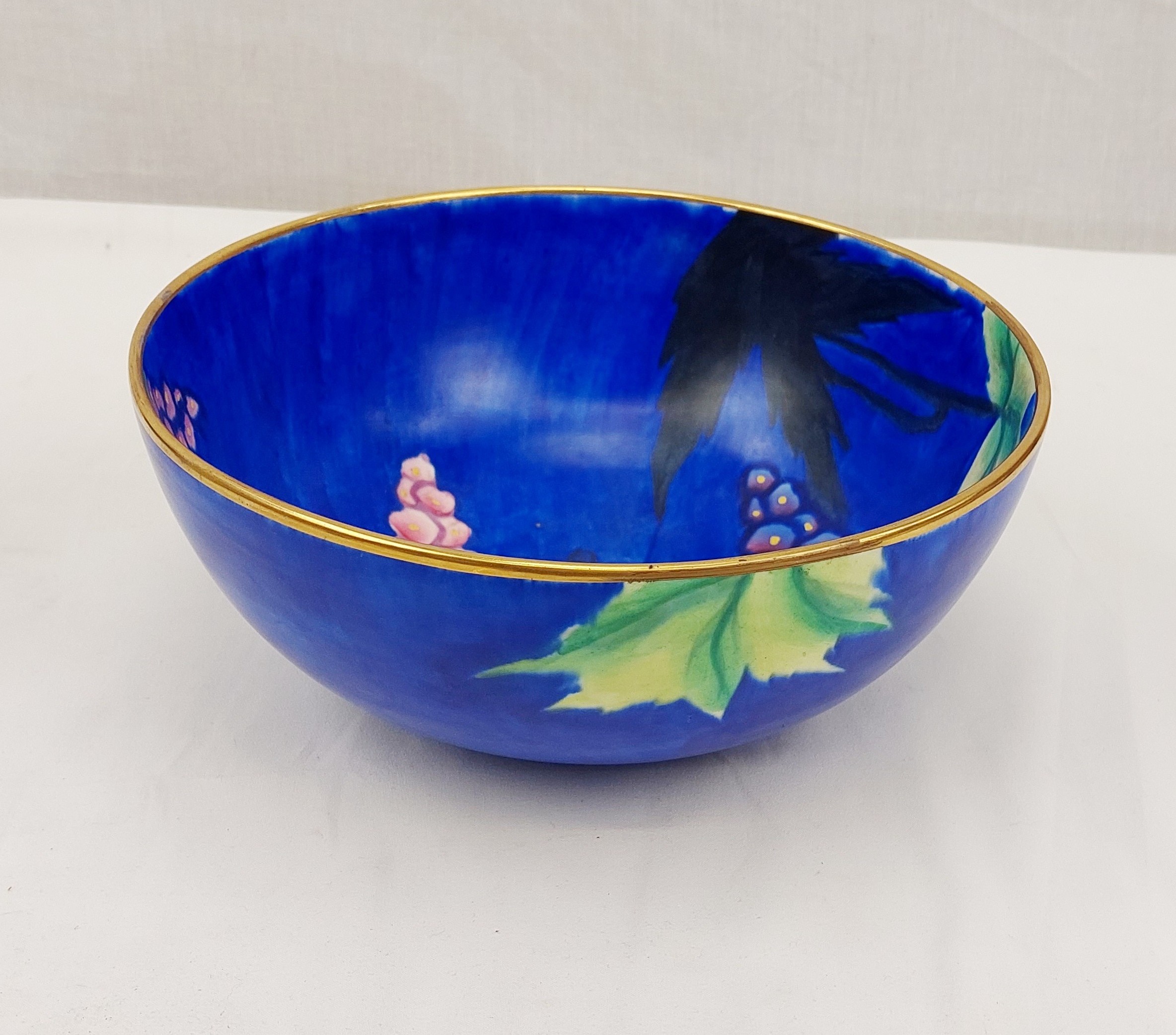 1928 Carlton Ware New Delphinium Pattern Bowl - Image 9