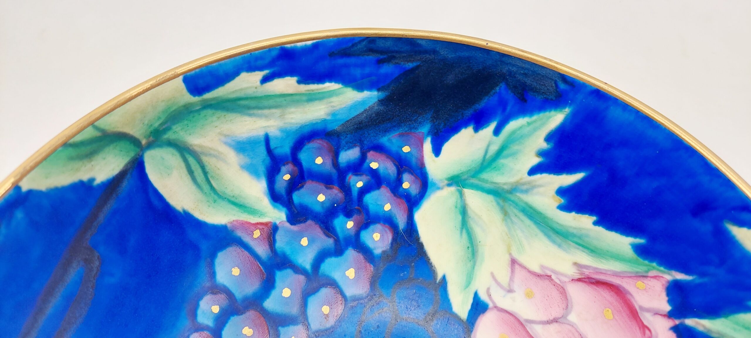 1928 Carlton Ware New Delphinium Pattern Bowl - Image 7