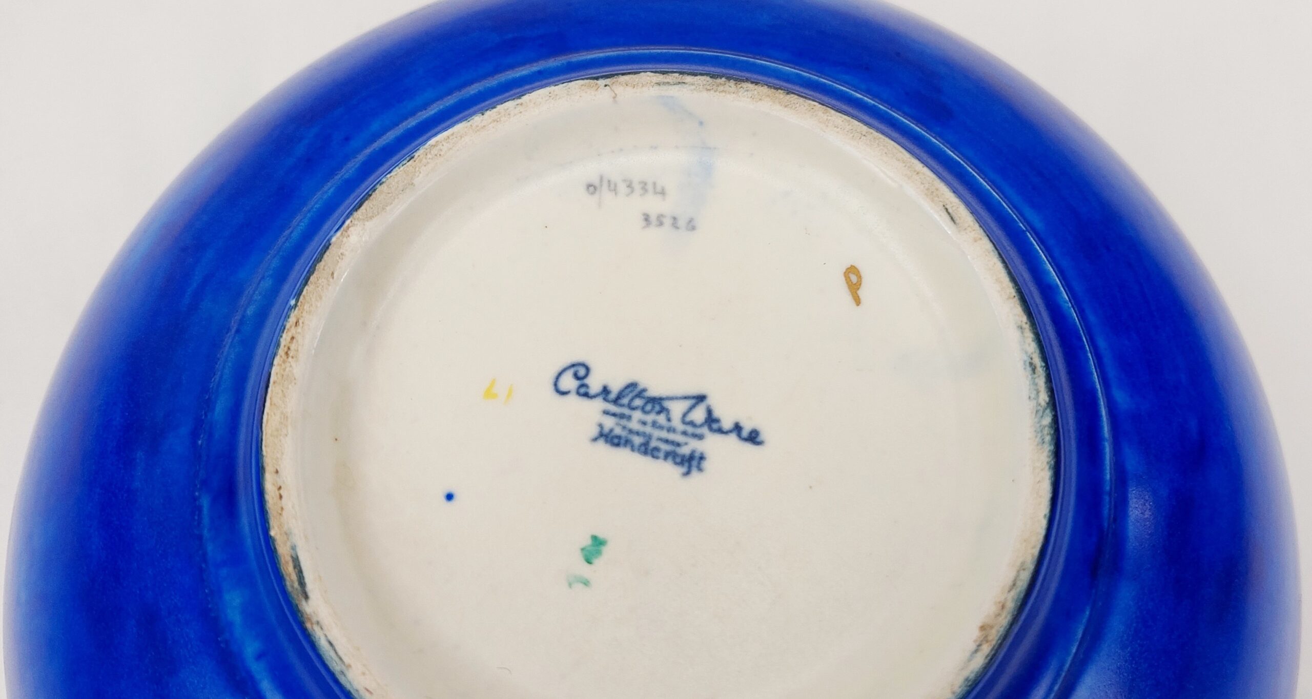 1928 Carlton Ware New Delphinium Pattern Bowl - Image 2
