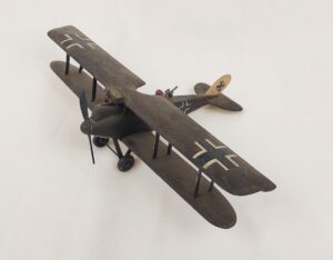 1930’s Givejoy Toys Skybirds Model Of WW1 L.V.G C.V Fighter Aircraft