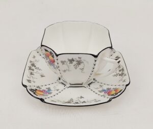 1930's Shelley Queen Anne Pattern Cup And Saucer