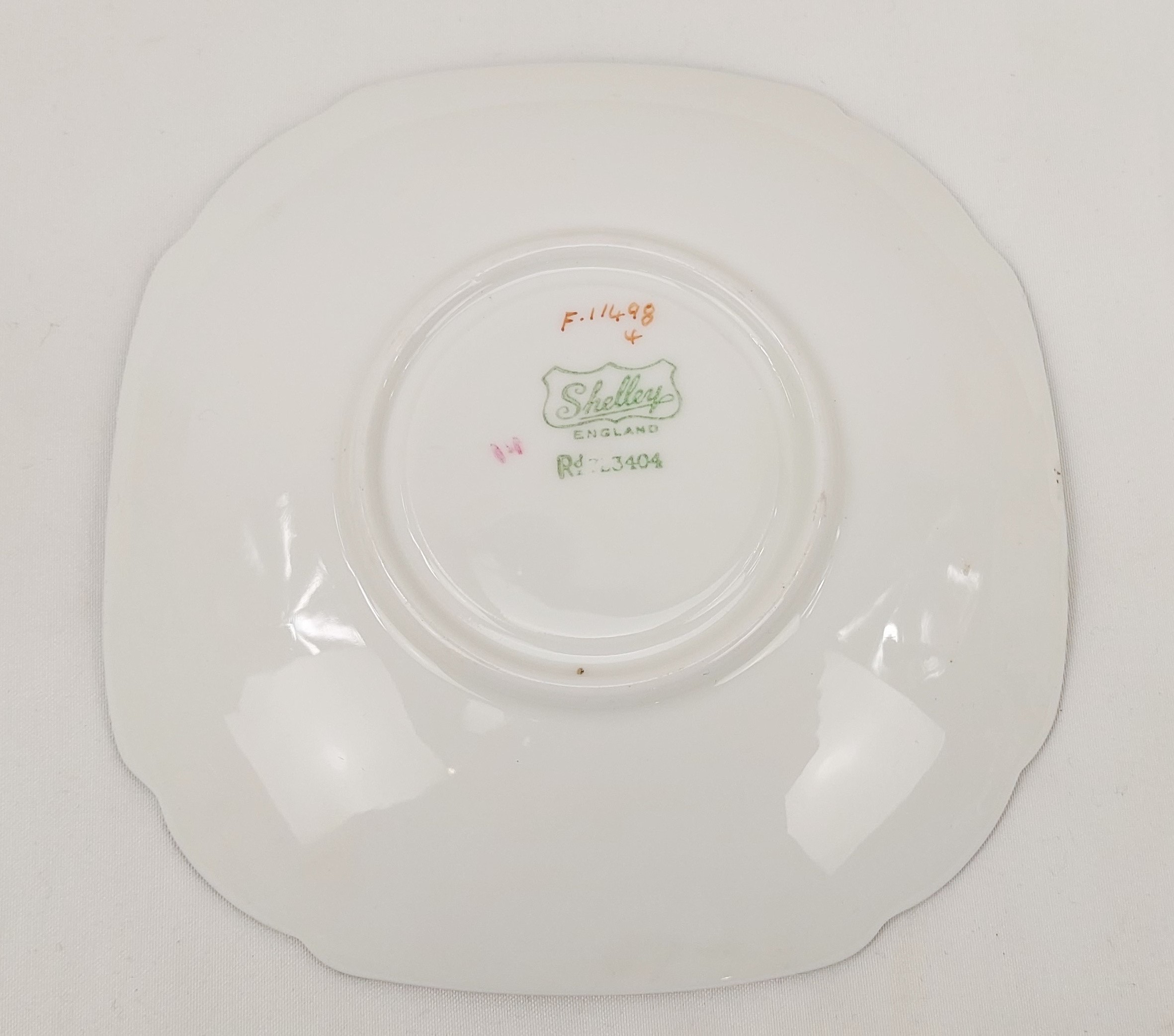 1930's Shelley Queen Anne Pattern Cup And Saucer - Image 6