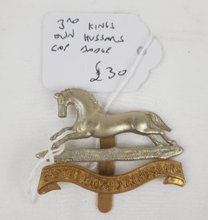 3rd Kings Own Hussars Cap Badge