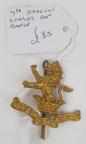 7th Dragoon Guards Cap Badge