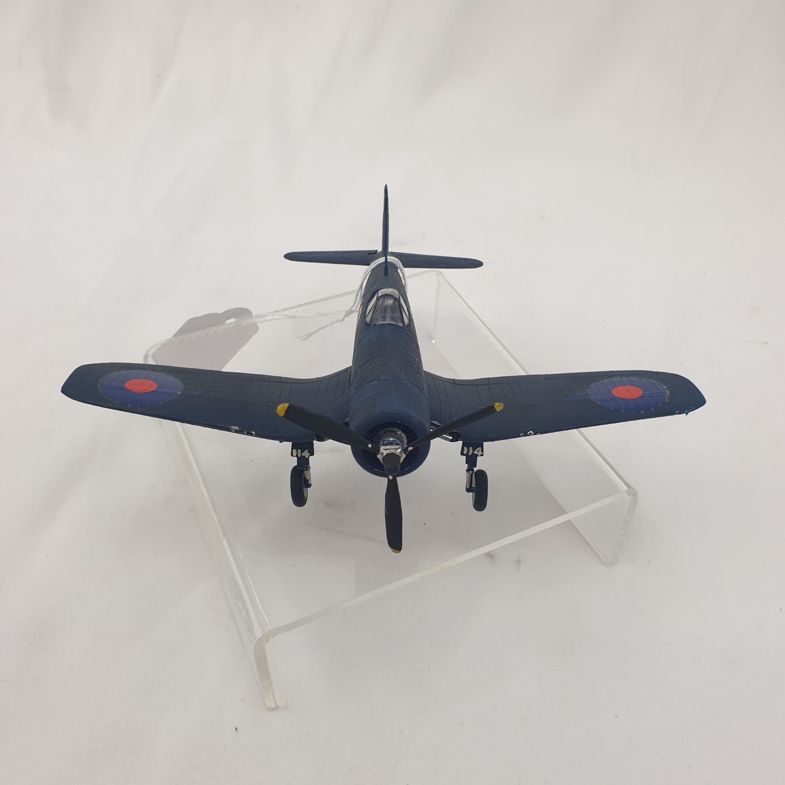 American Vought F4U Corsair Model Airplane With British Marks - Image 4