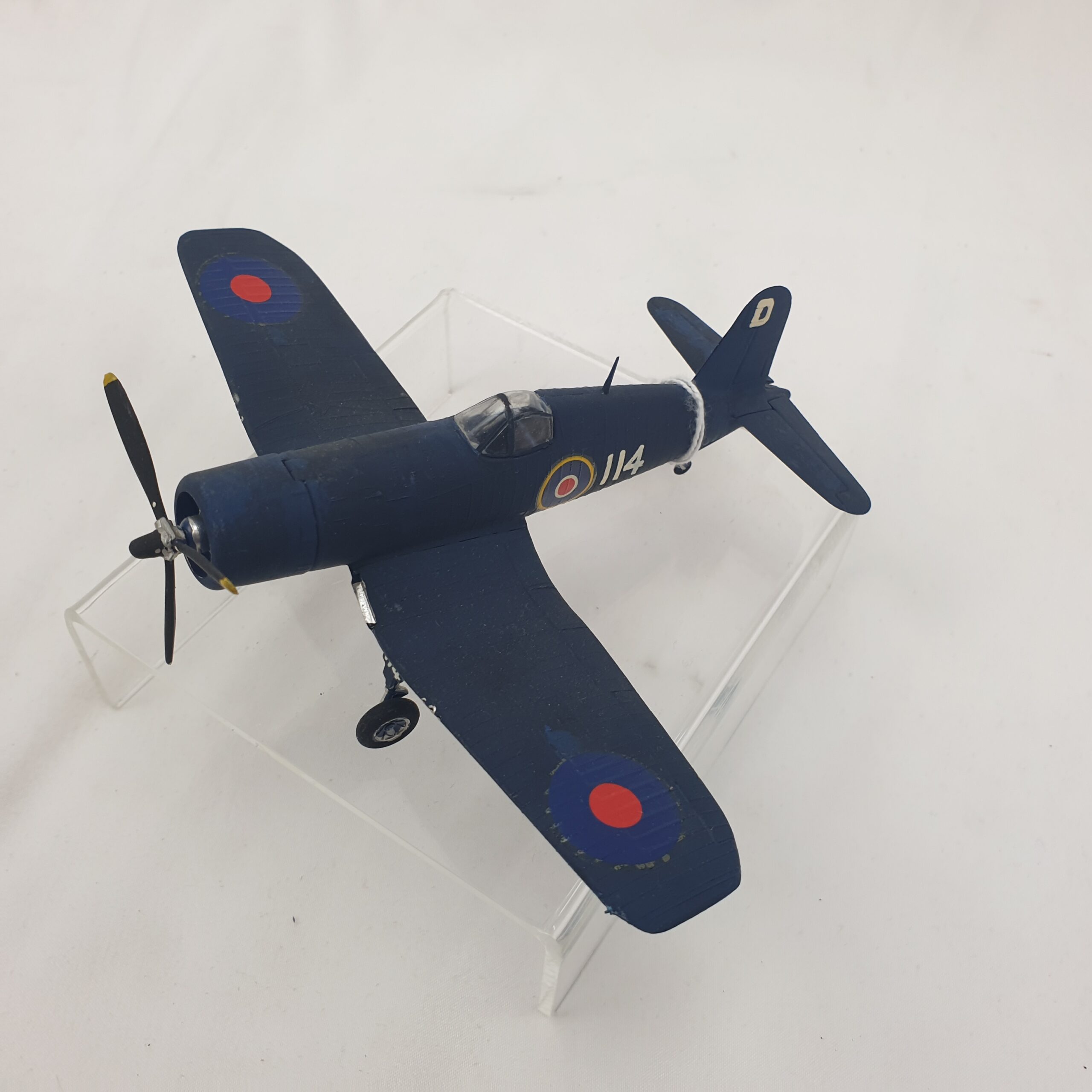 American Vought F4U Corsair Model Airplane With British Marks - Image 5