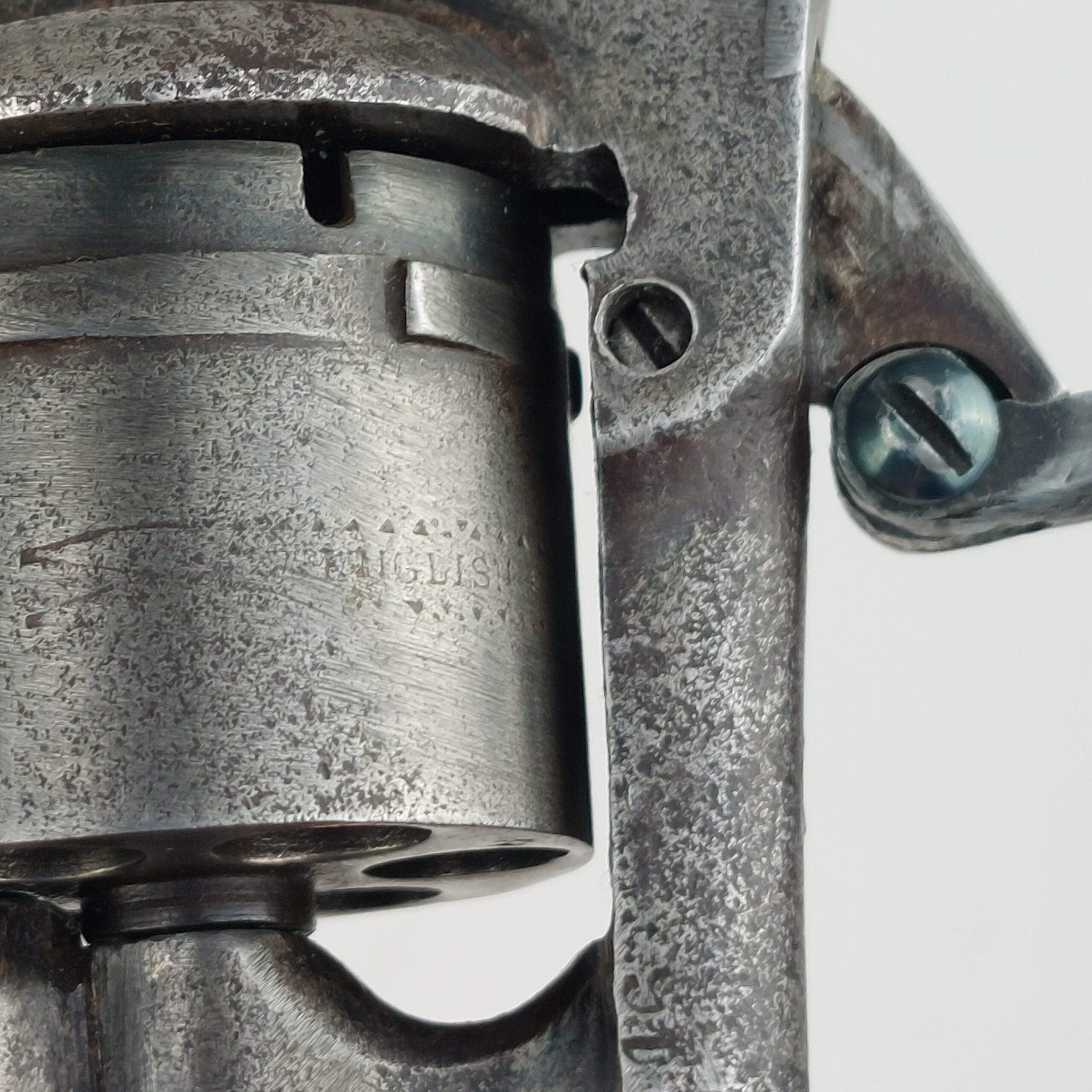 Belgian New English Pattern Pinfire 6-shot 7mm Revolver c.1876-1893. Obsolete Caliber - Image 13