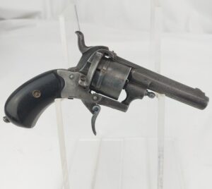Belgian New English Pattern Pinfire 6-shot 7mm Revolver c.1876-1893. Obsolete Caliber