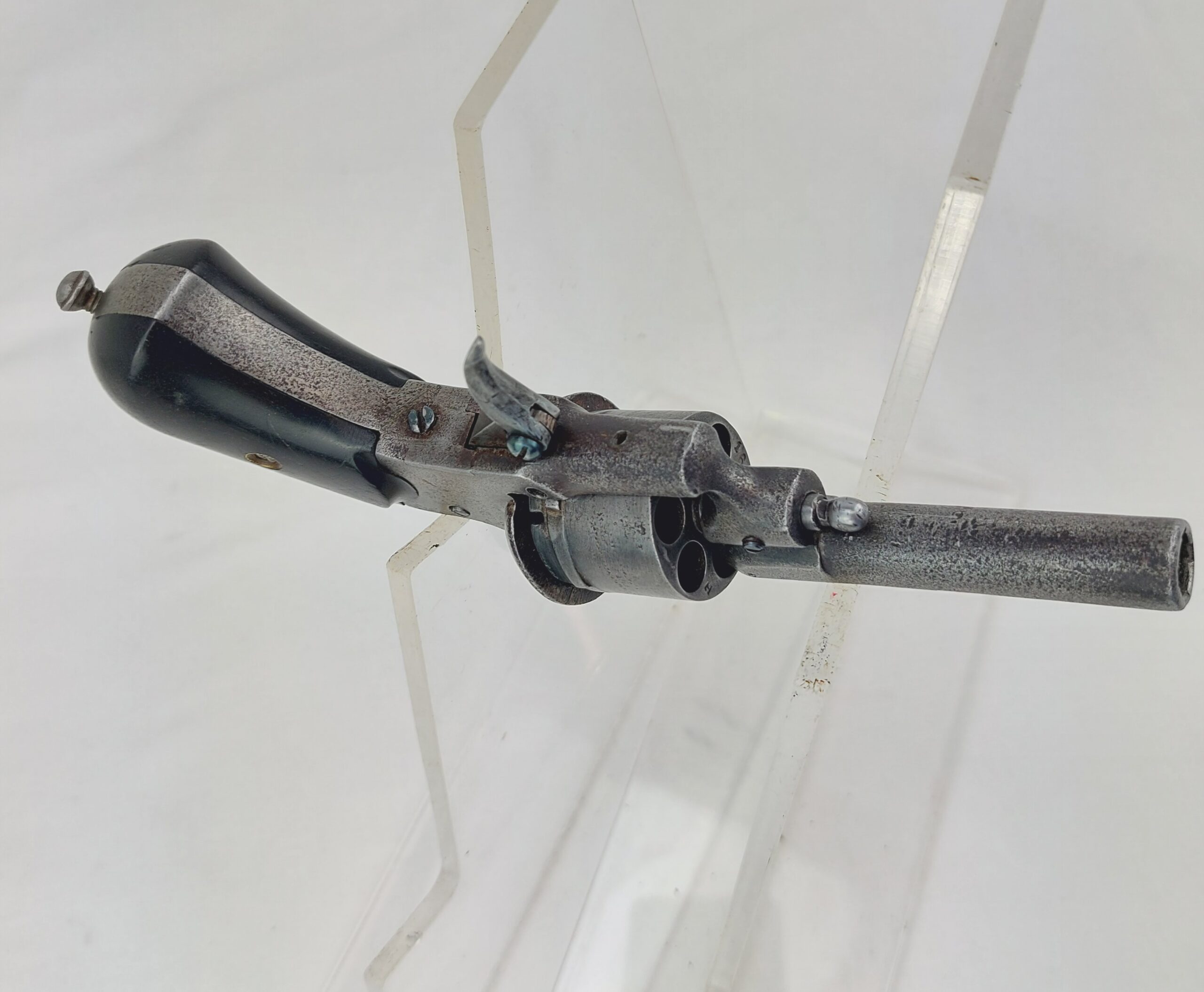 Belgian New English Pattern Pinfire 6-shot 7mm Revolver c.1876-1893. Obsolete Caliber - Image 5