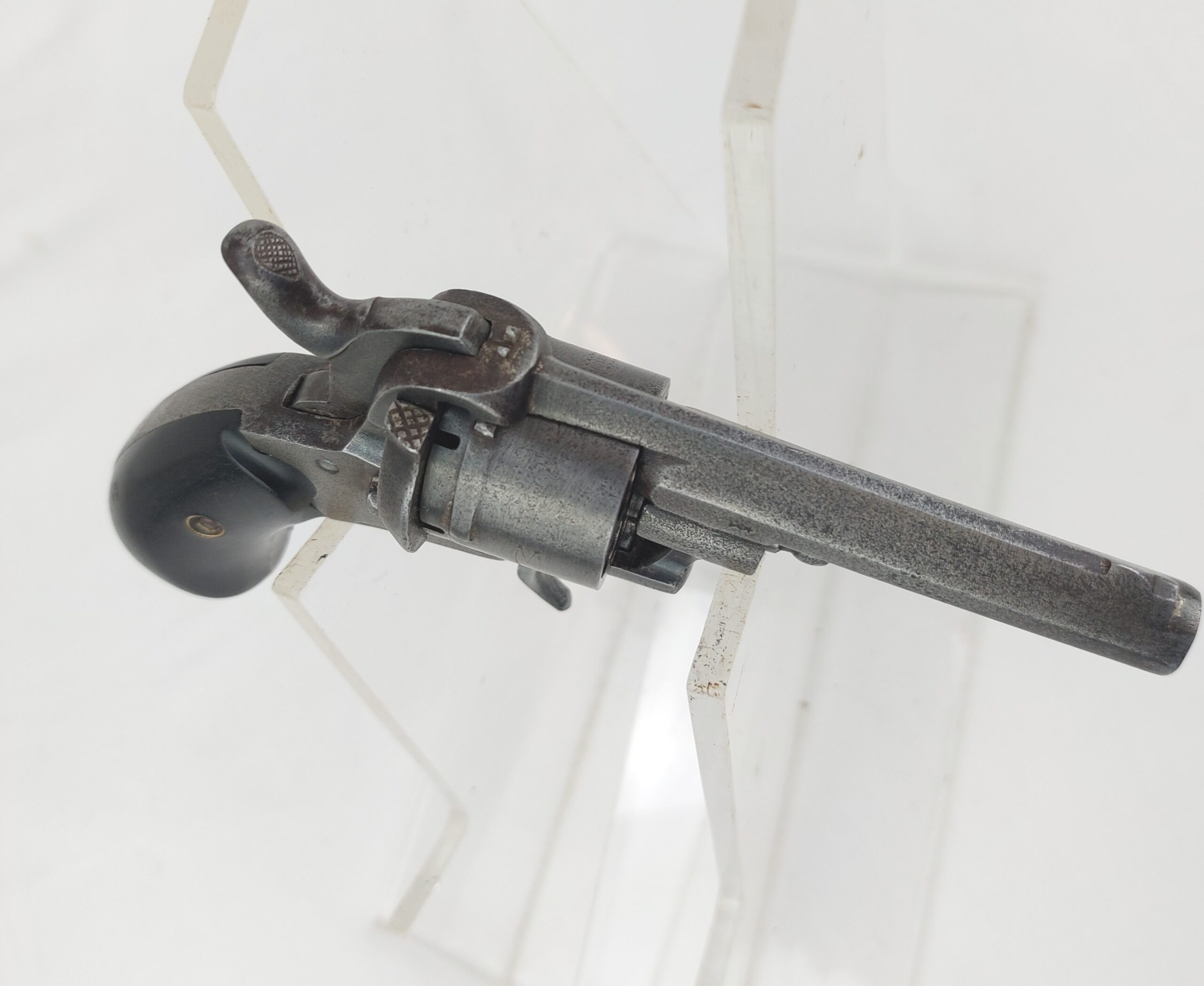 Belgian New English Pattern Pinfire 6-shot 7mm Revolver c.1876-1893. Obsolete Caliber - Image 4
