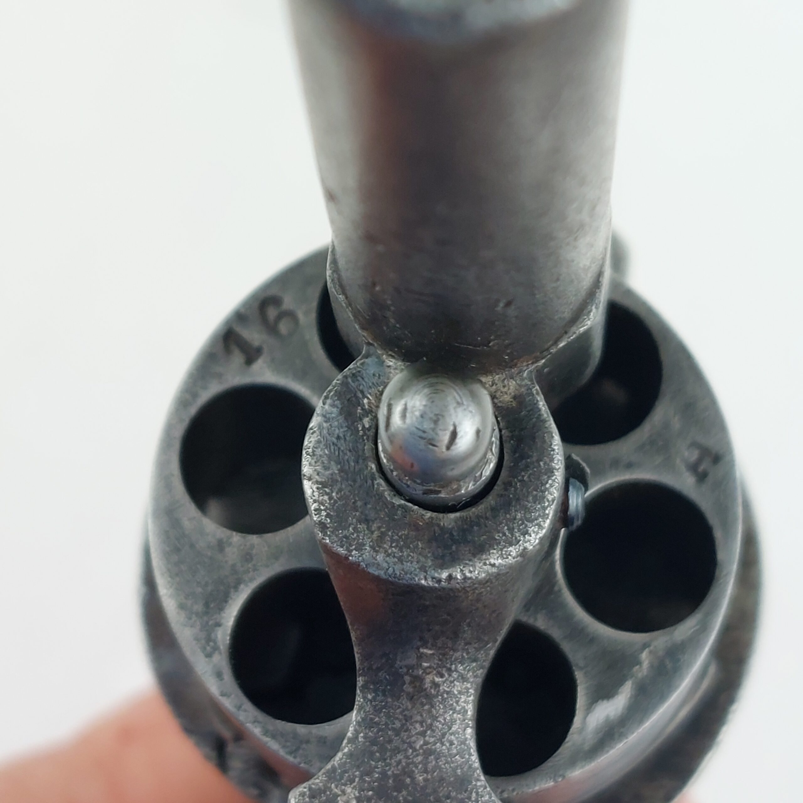 Belgian New English Pattern Pinfire 6-shot 7mm Revolver c.1876-1893. Obsolete Caliber - Image 19