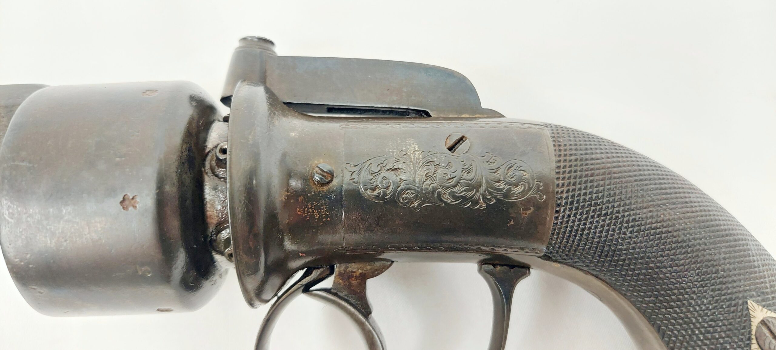 Circa 1840 Osbourne Transitional Revolver Pistol - Image 12