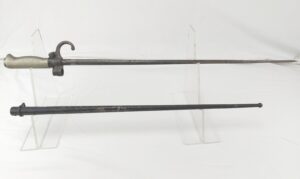 Excellent Early French M1886 1st Pattern 'Rosalie'/épée Lebel Bayonet and Scabbard