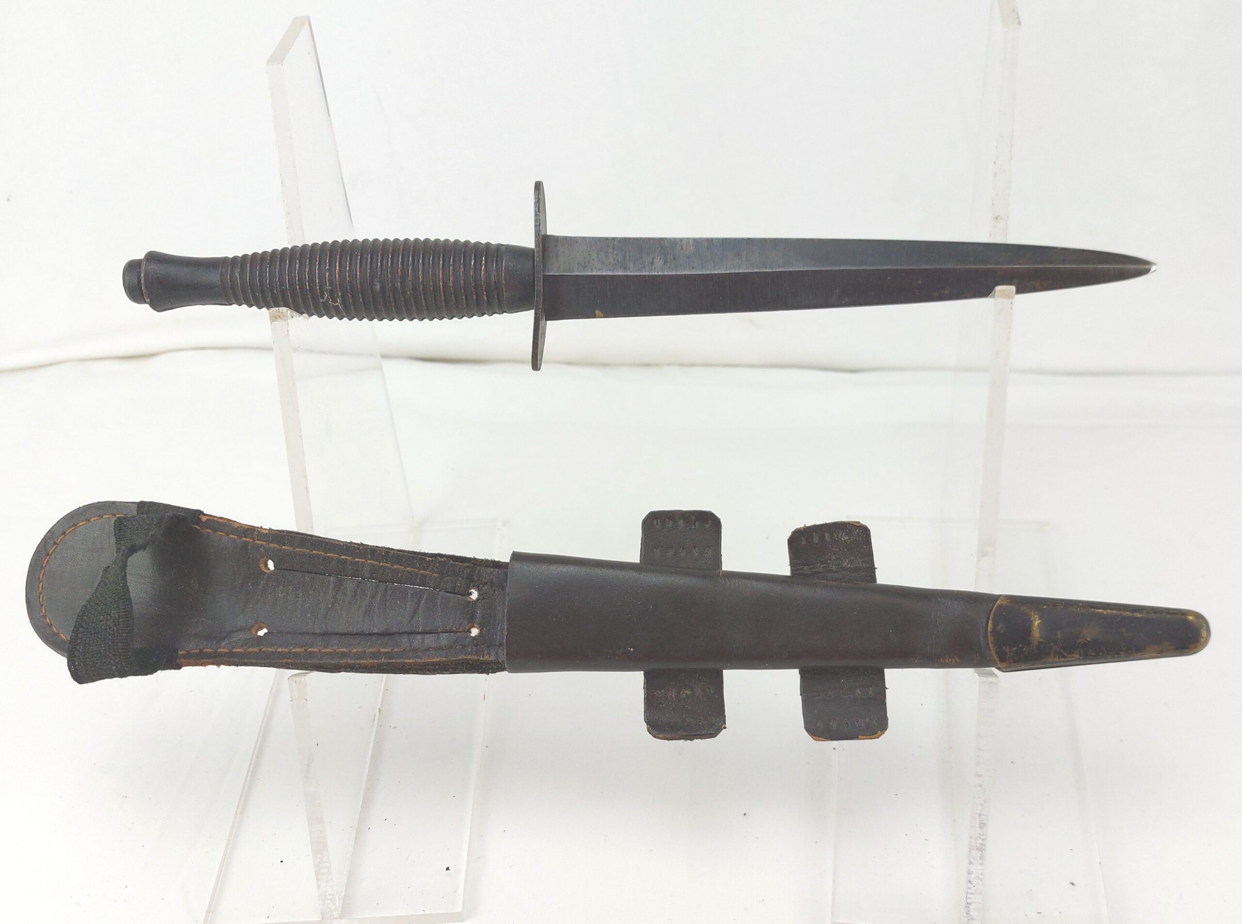 *Fairbairn Sykes Commando Dagger 3rd Pattern with Leather Scabbard*