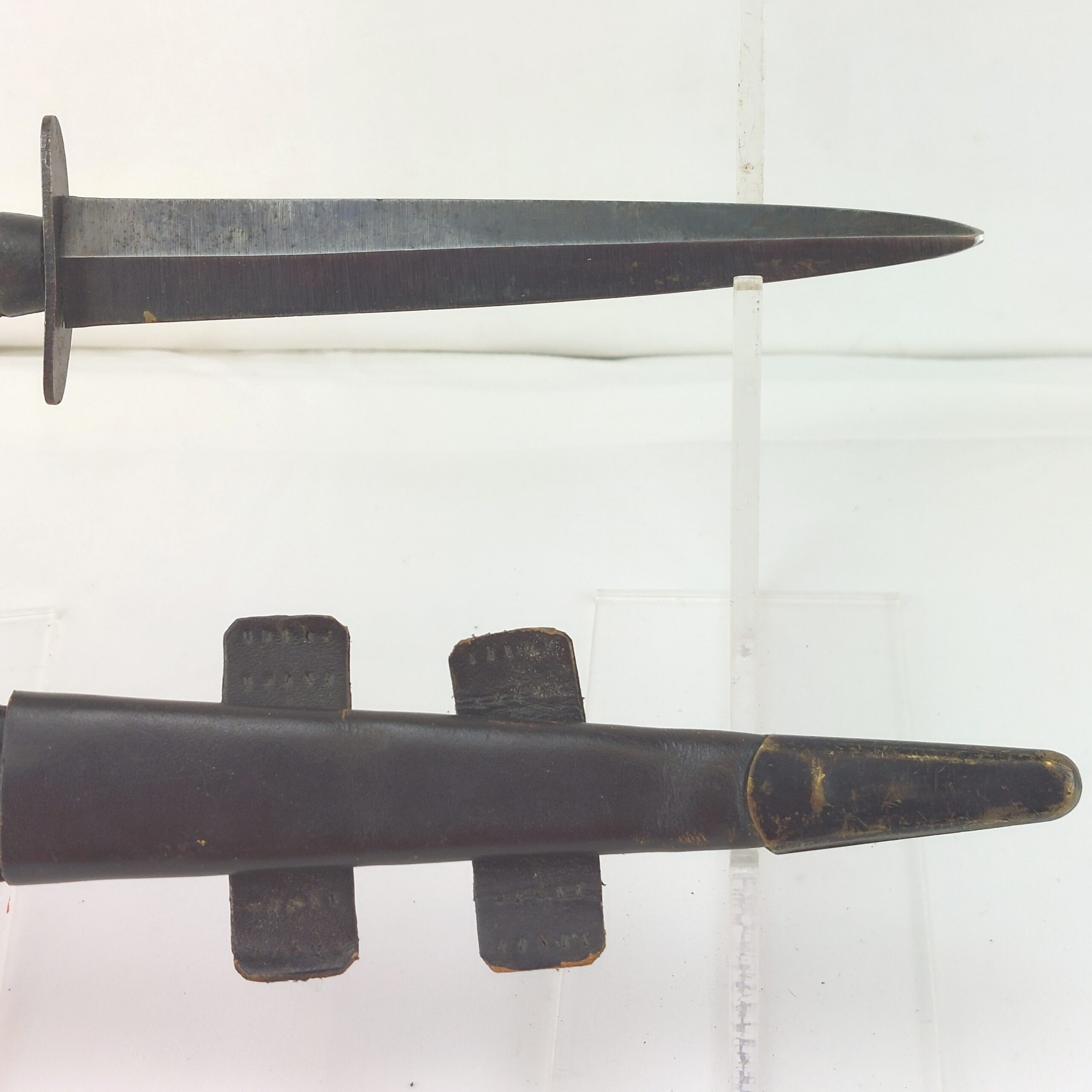 *Fairbairn Sykes Commando Dagger 3rd Pattern with Leather Scabbard* - Image 3