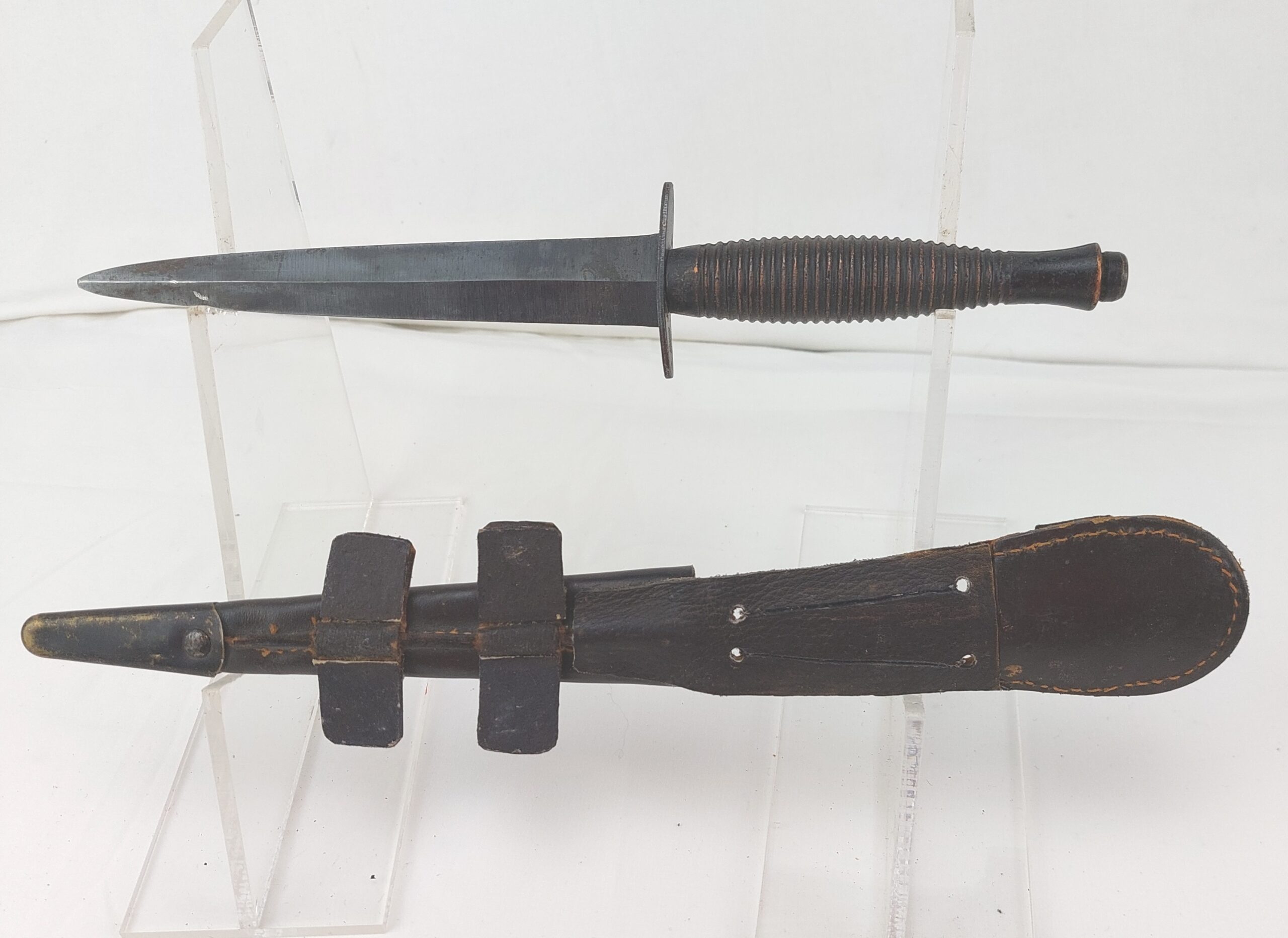 *Fairbairn Sykes Commando Dagger 3rd Pattern with Leather Scabbard* - Image 4