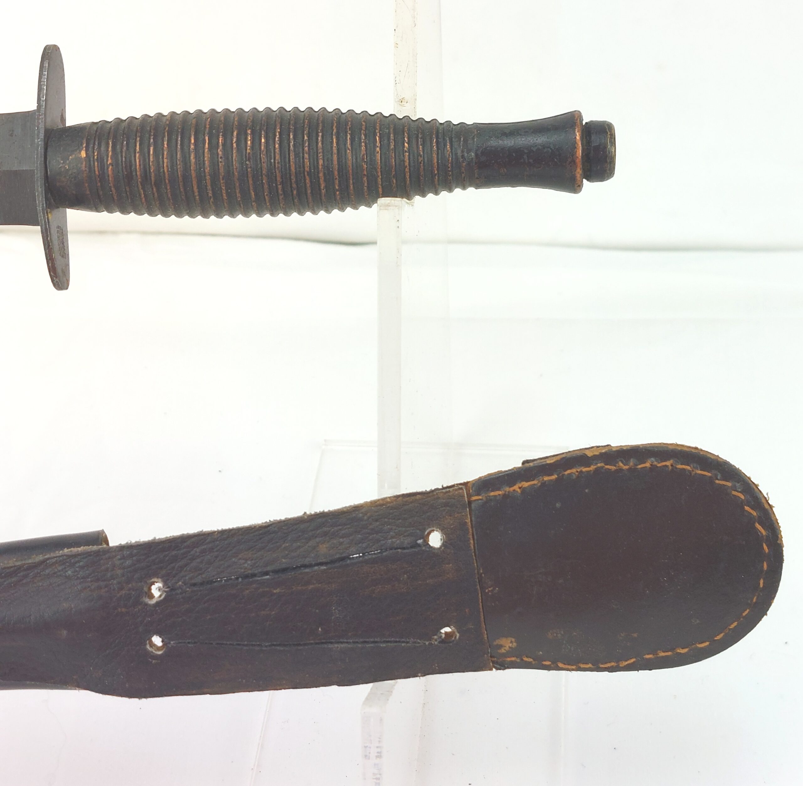 *Fairbairn Sykes Commando Dagger 3rd Pattern with Leather Scabbard* - Image 5