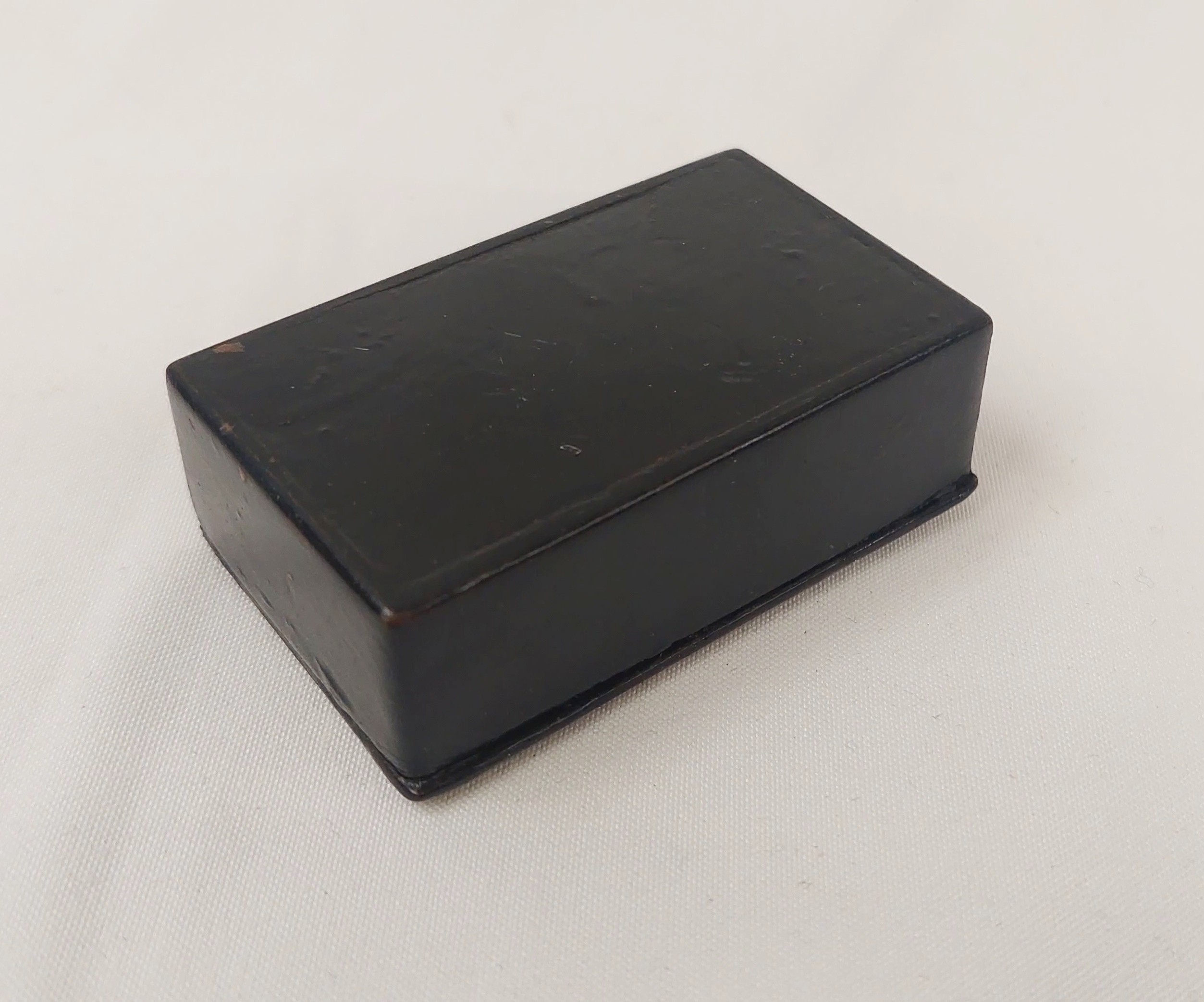 Victorian Papier Mache Snuff Box With Shipping Scene - Image 5