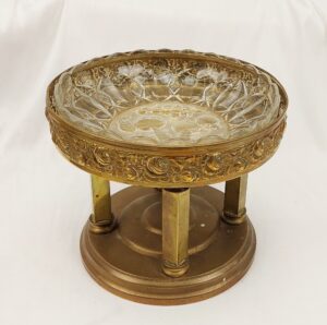 Arts & Crafts Brass Pedestal Fruit Bowl
