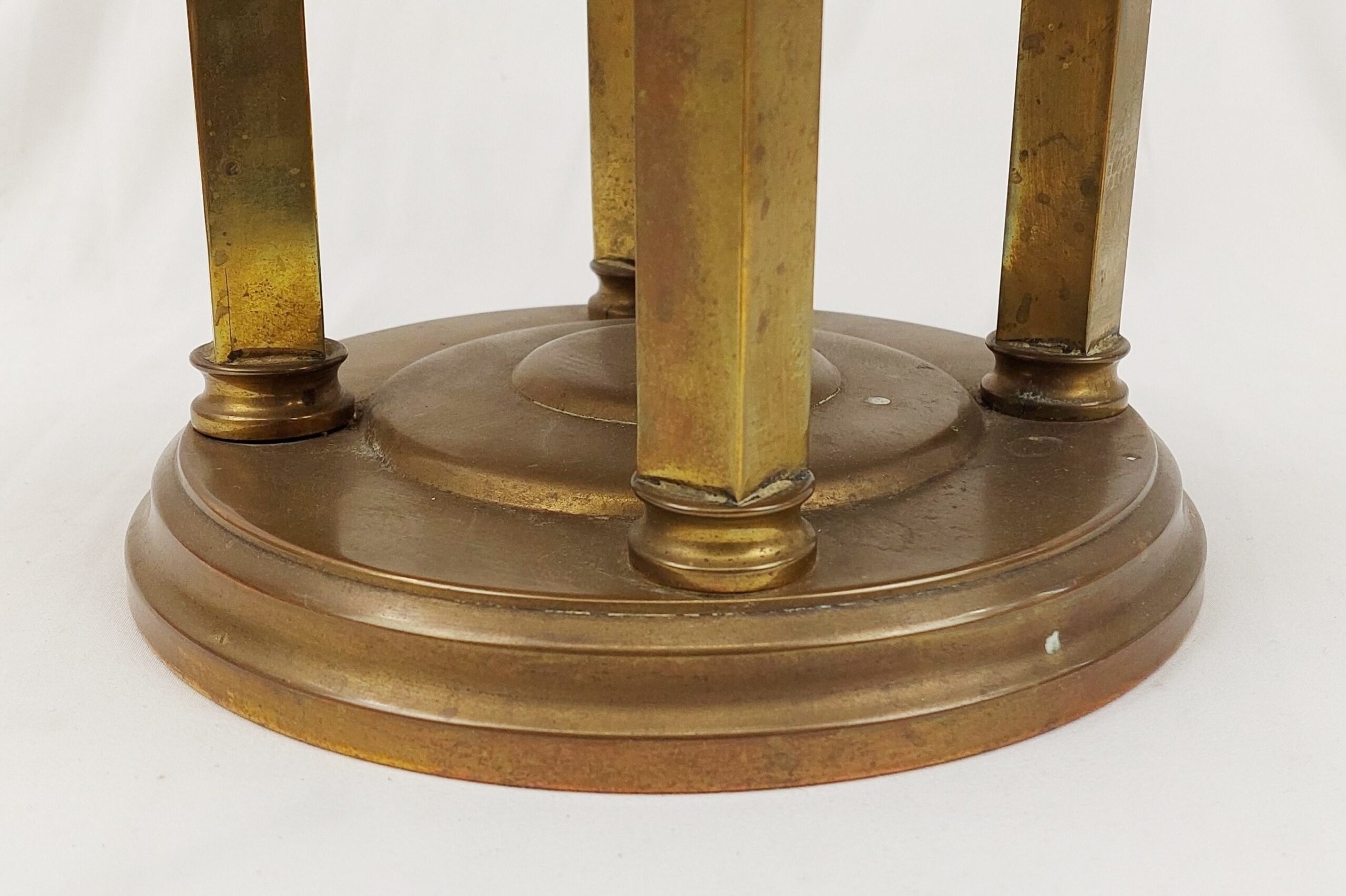 Arts & Crafts Brass Pedestal Fruit Bowl - Image 2